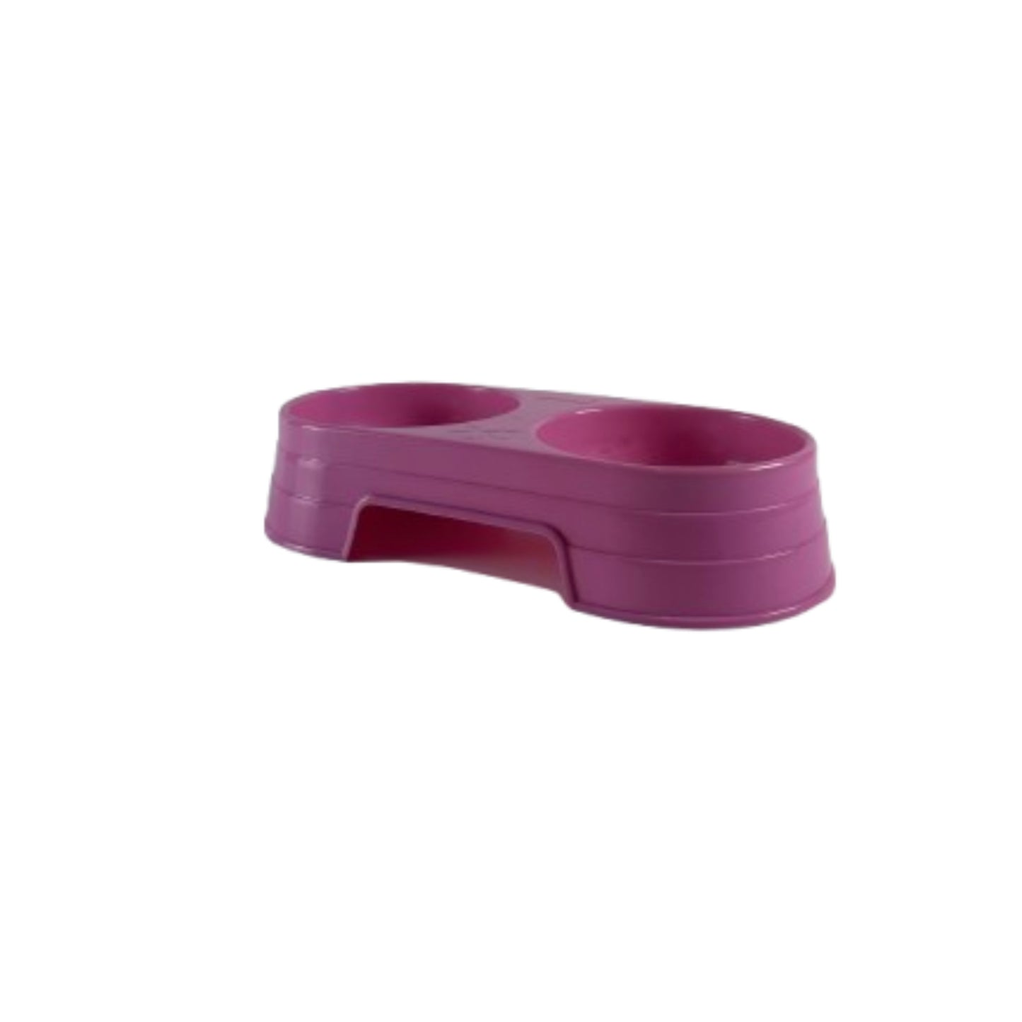 Double Pet food and water container available in 4 colors - 30cm