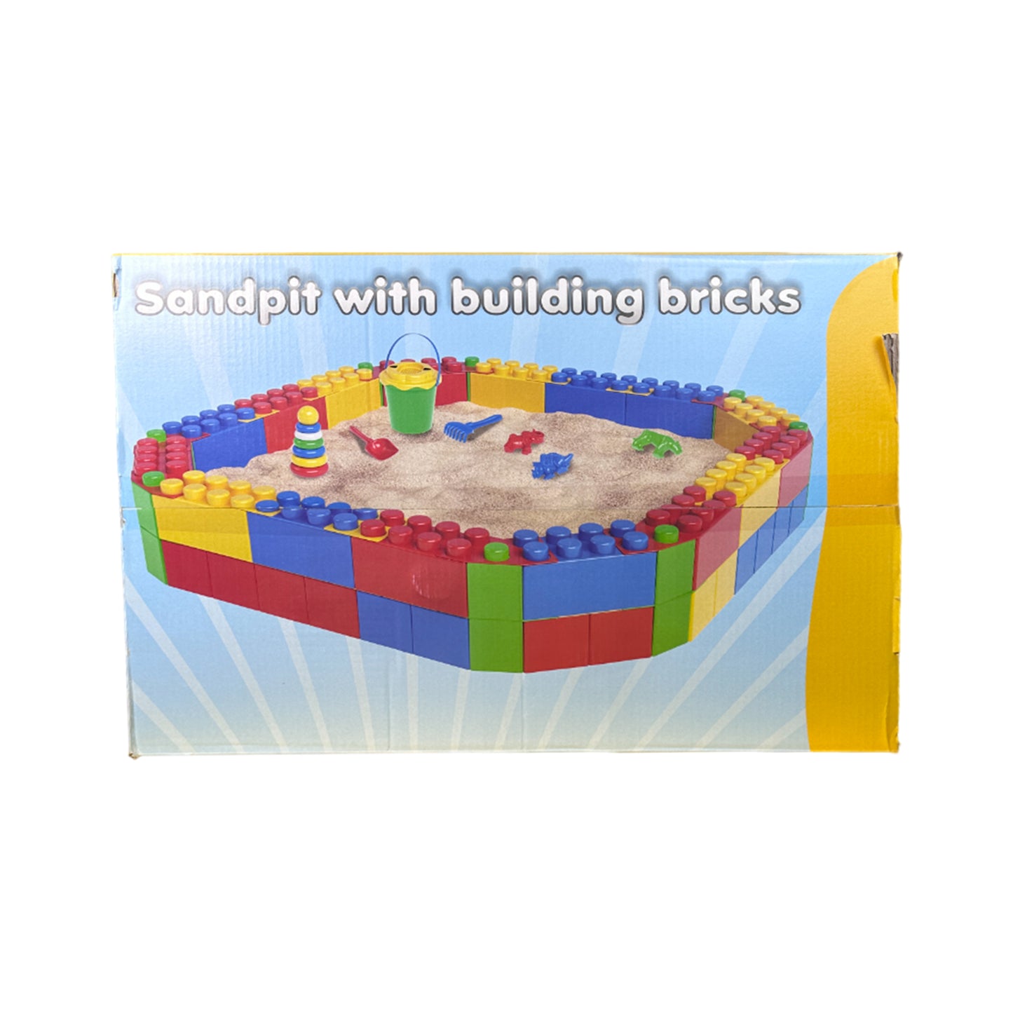 Sandpit with Building bricks