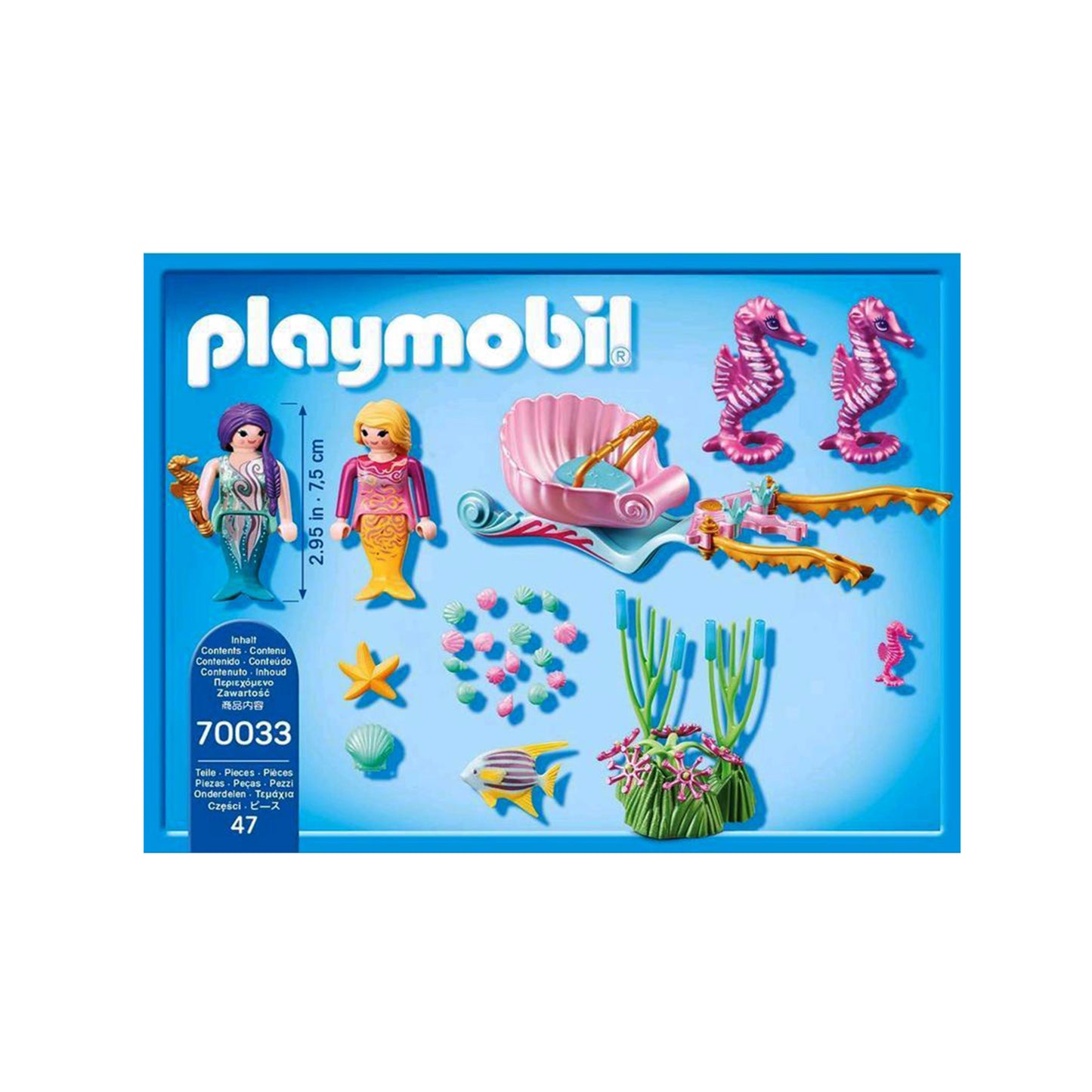 Playmobil Seahorse Carriage and Figure Pack Playset 47 pc