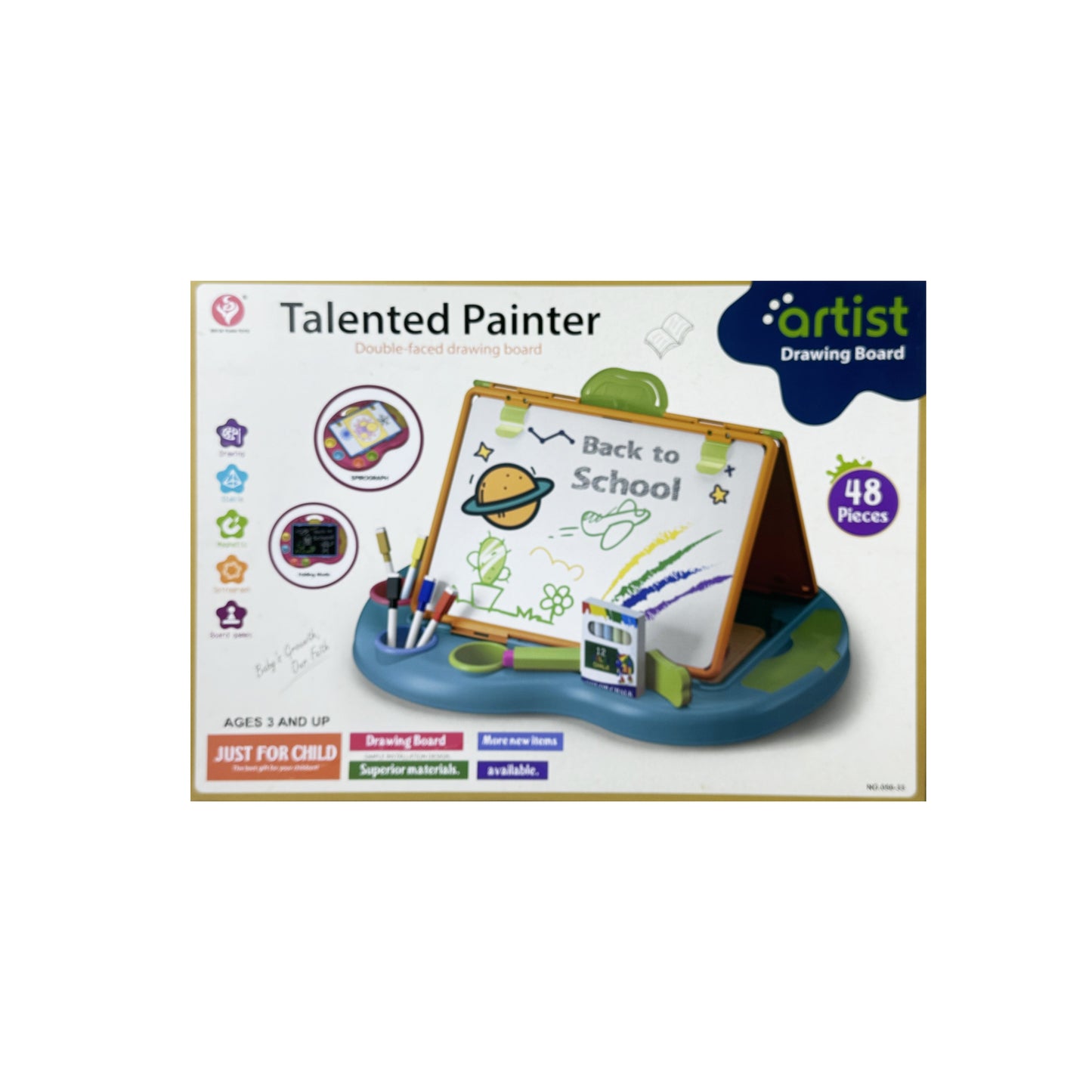 Multifunctional Double Sided Painting Board