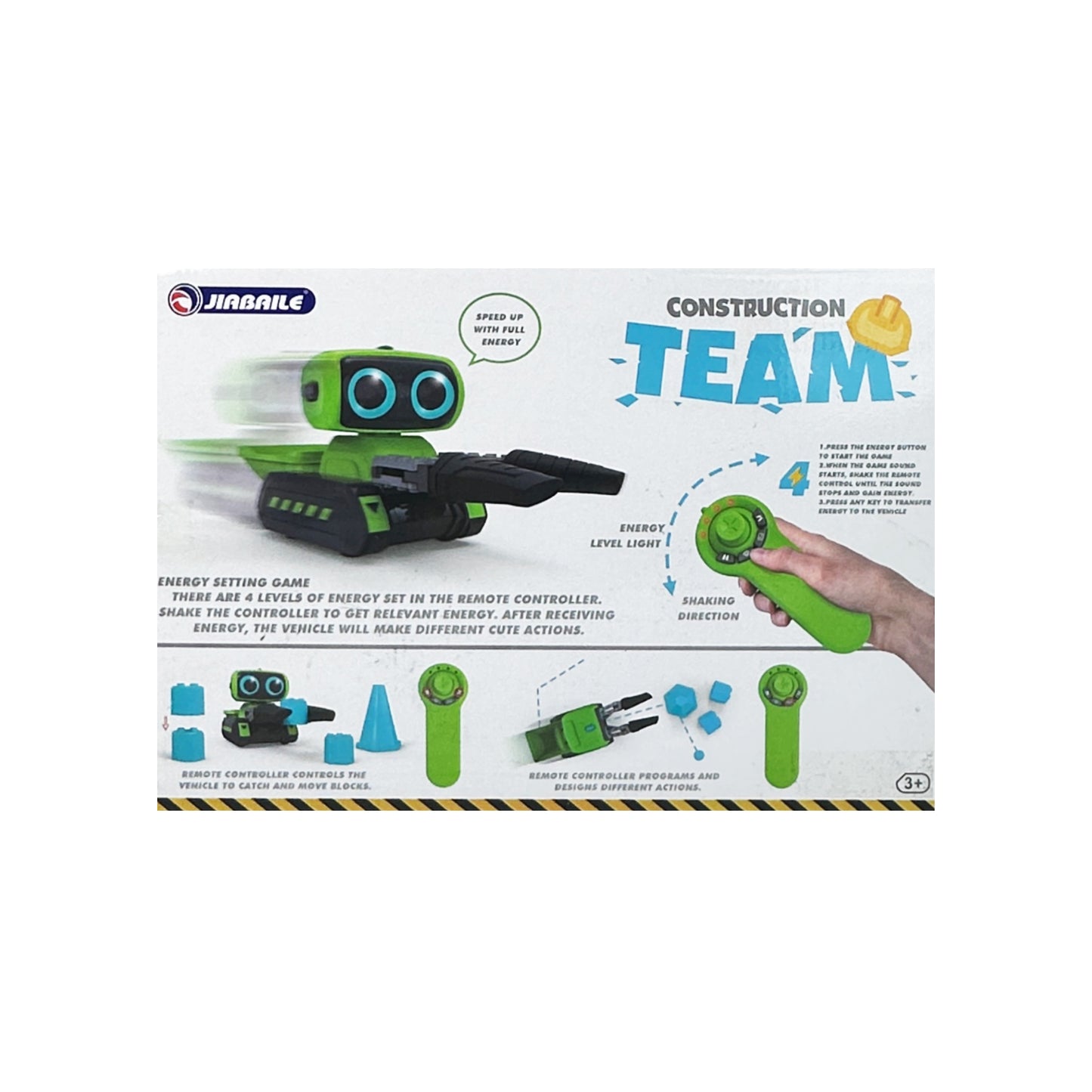 Construction Robot Green With Remote