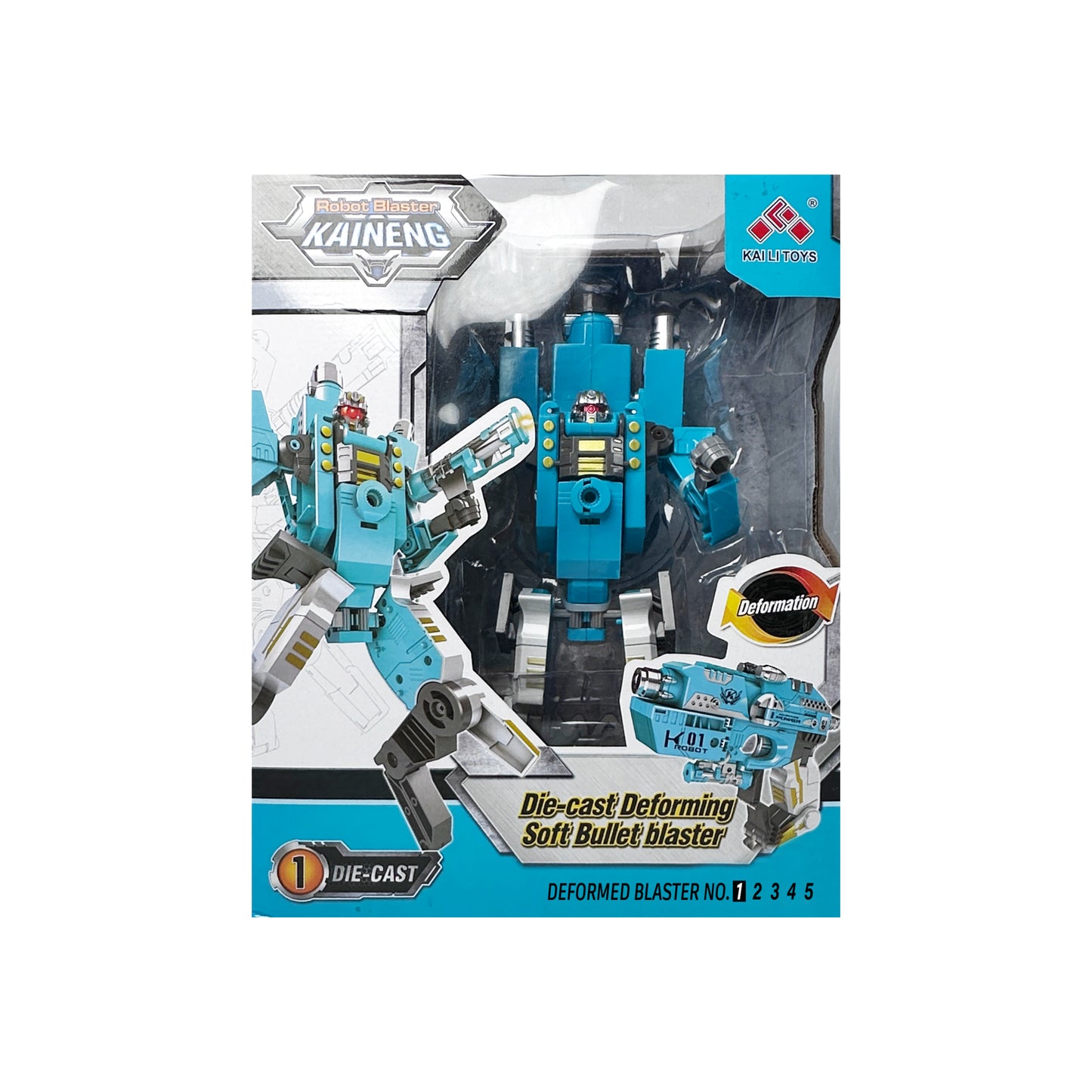 Die-Cast Deforming Soft Bullet Blaster
