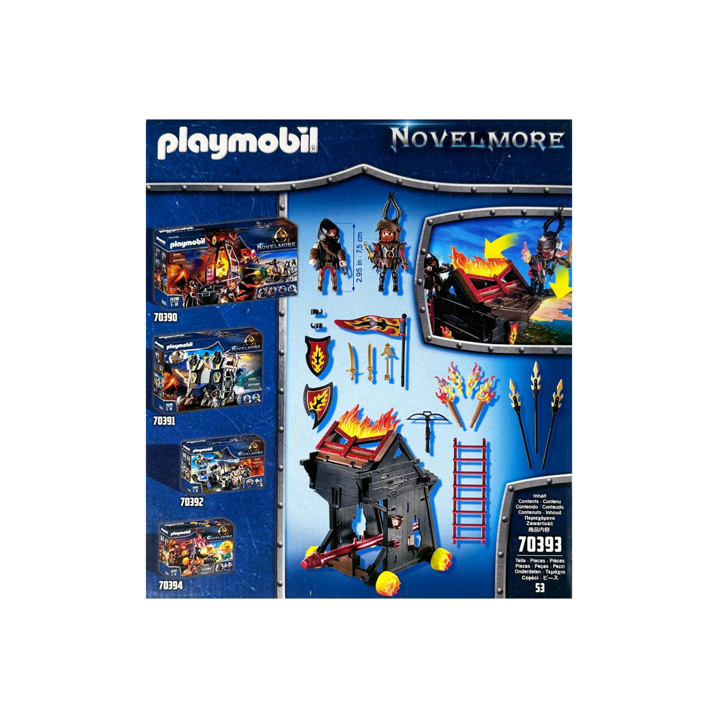 Playmobile Novelmore Knights Burnham Raiders 53 pieces
