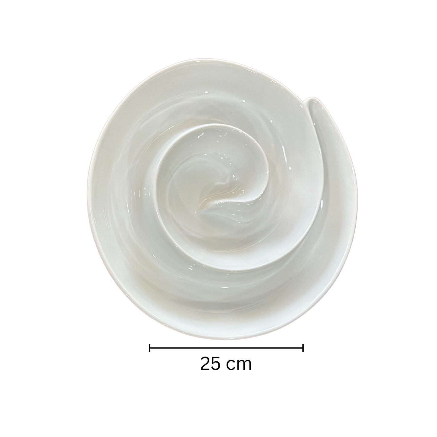 Ceramic Round appetizer plate 25 cm