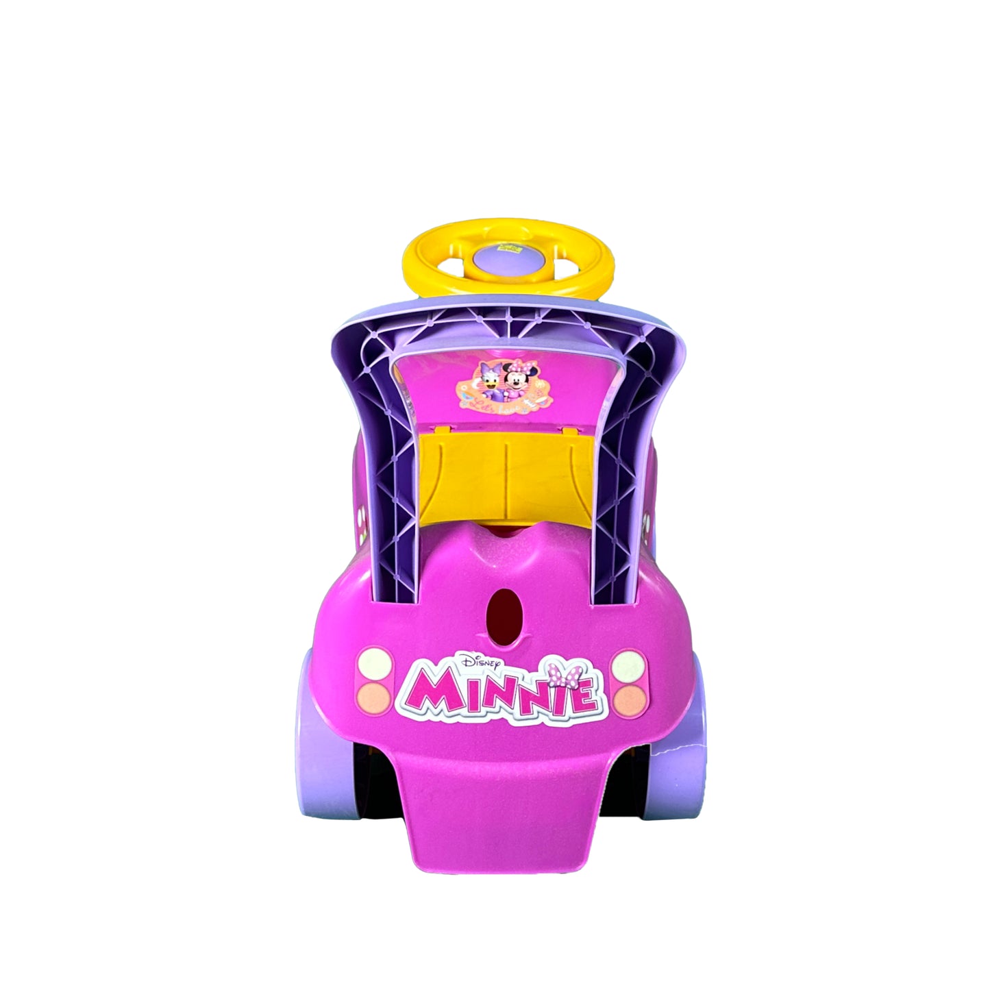 Dede 2 in 1 1981 Disney Minnie Ride On Car, Multi Color