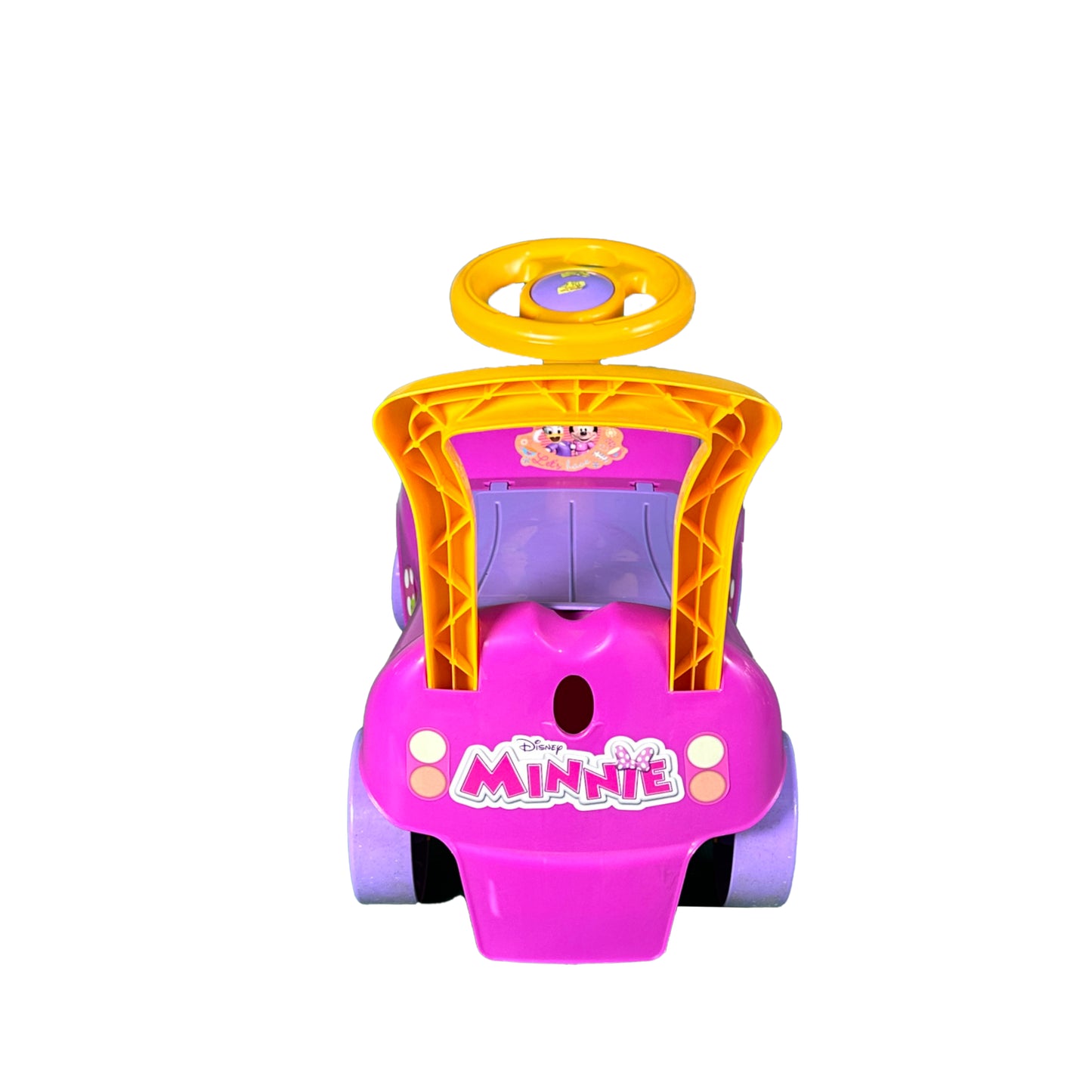Dede 2 in 1 1981 Disney Minnie Ride On Car, Multi Color