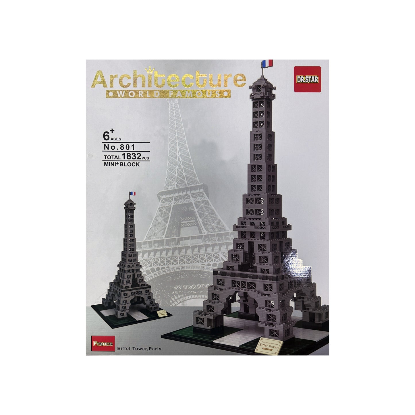 Eiffel Tower Building Block - 1832 pcs