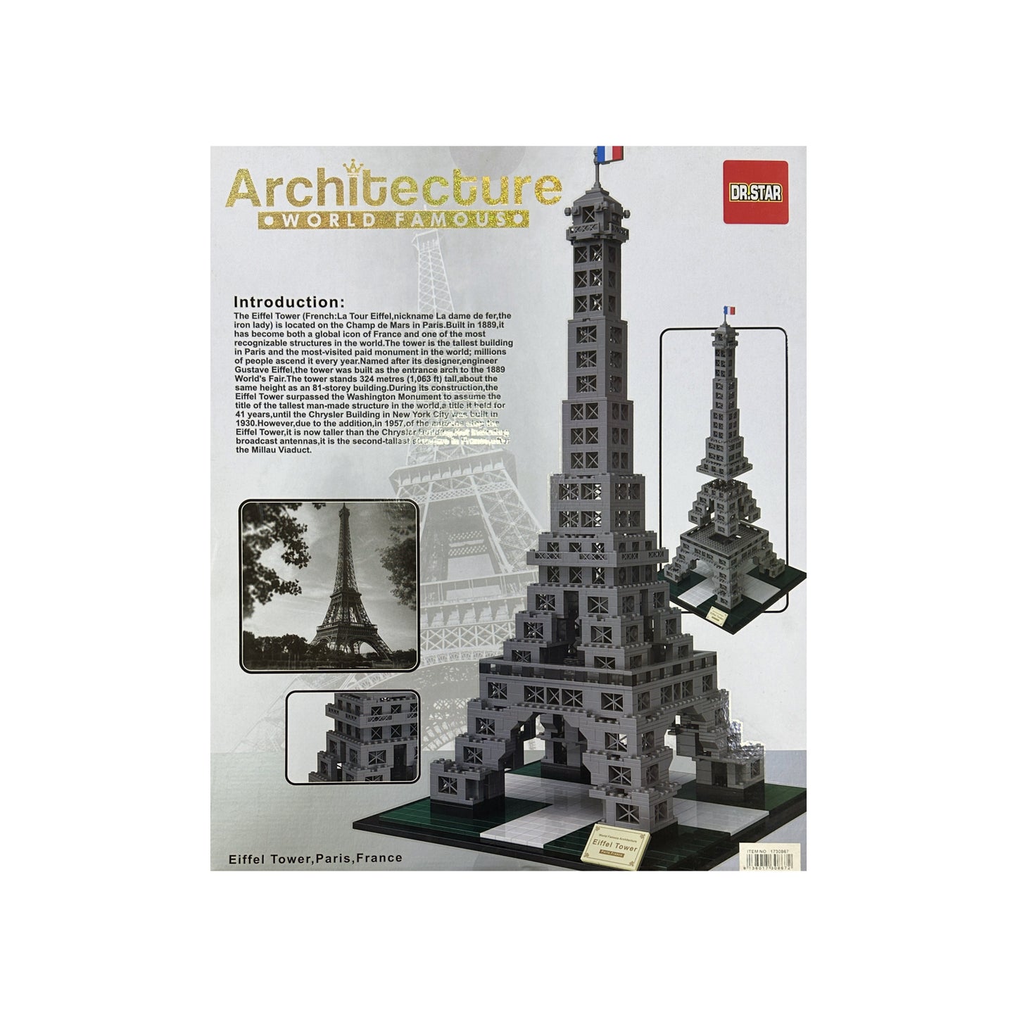 Eiffel Tower Building Block - 1832 pcs