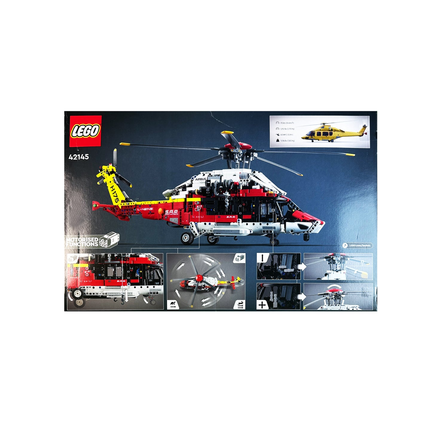 Lego Technic Helicopter Motorised Functions