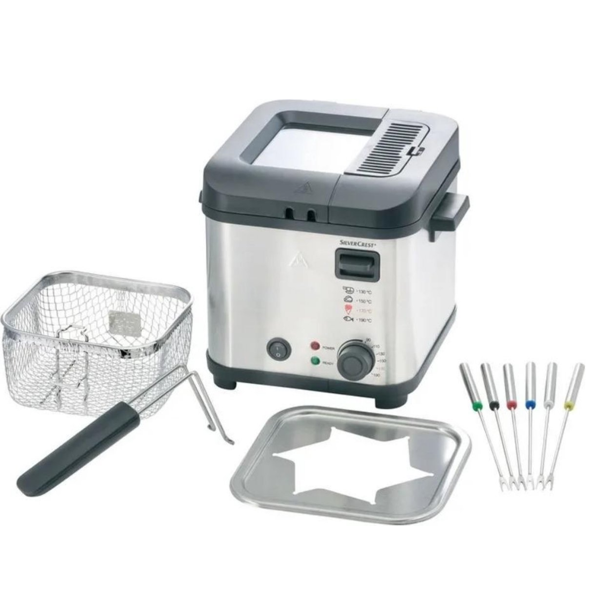 SILVERCREST® - Friteuse + fondue - 1.2 L - 850 Watt