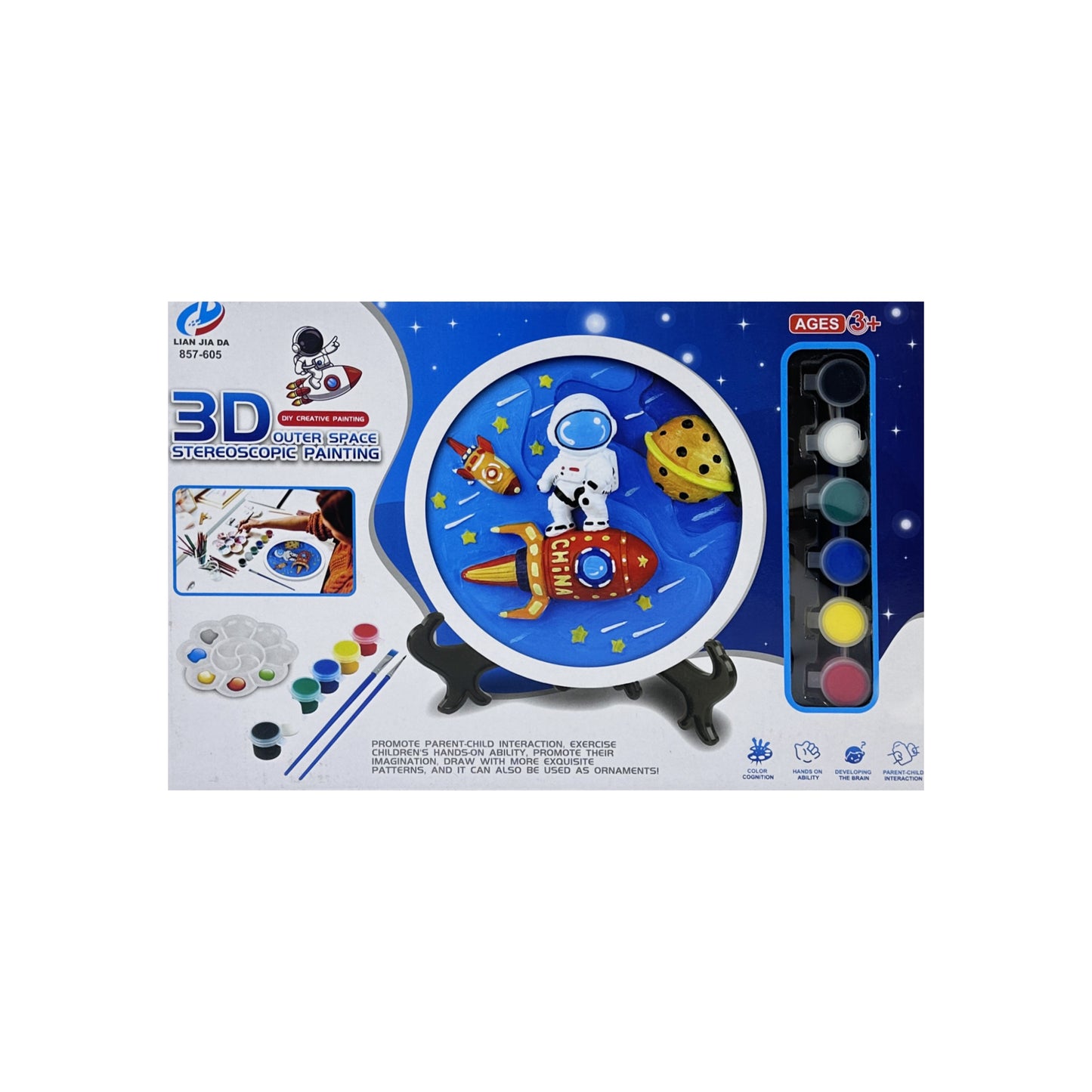 3D Outer Space Mold Painting Set