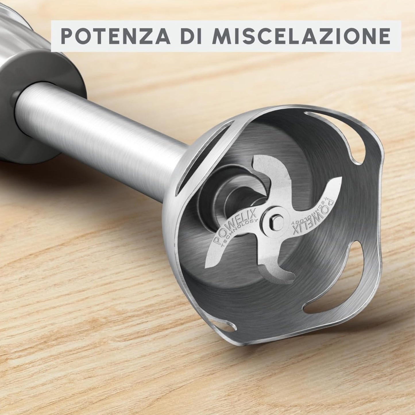 Moulinex Quickchef+ Hand Blender, Powelix Blade Technology, 1000W,