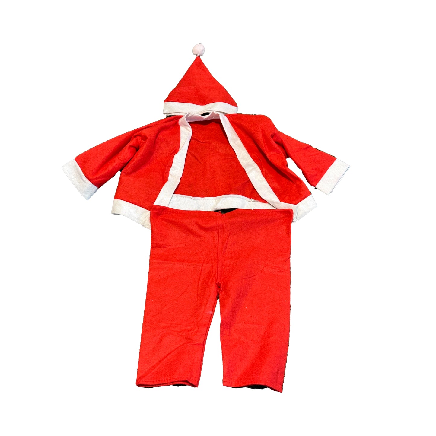 Christmas Cloth 3 to 5 years old 10 cm hat and 85cm cloth