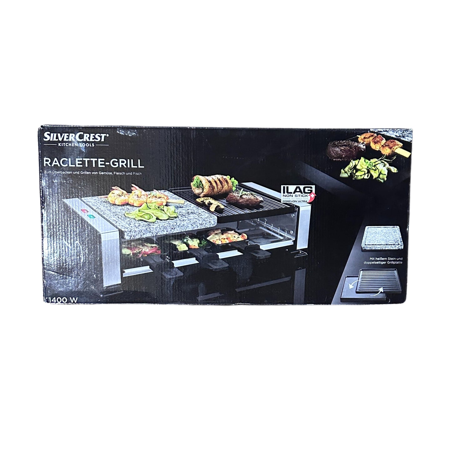 Silver crest Raclette-Grill 1400W for 8 persons