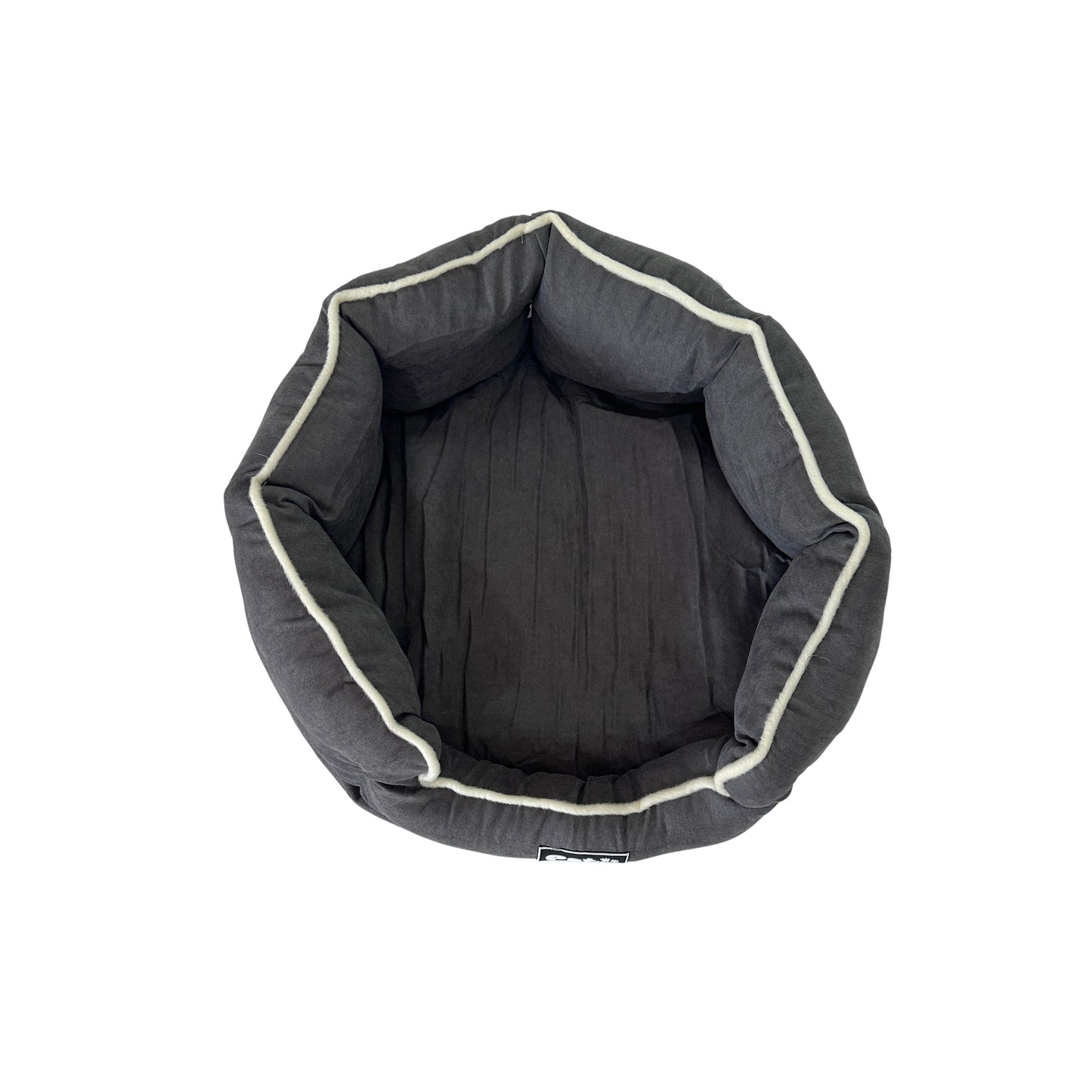 circular Grey pet bed Available in 2 sizes