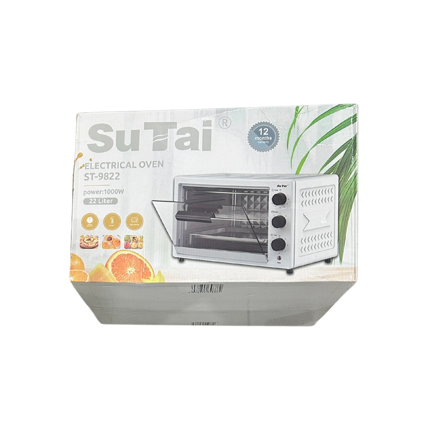 Sutai Electric oven 22L 1000W Available in 3 colors