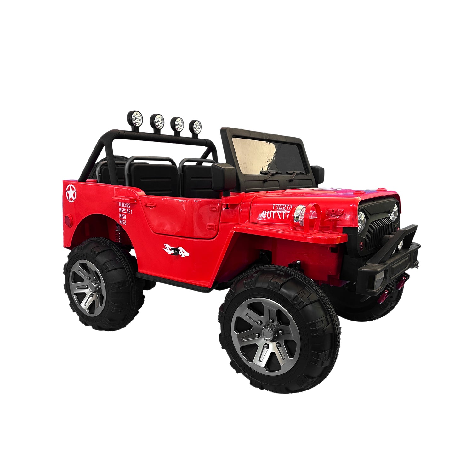 white Toyota Land Cruizer electrical vehicle 2 seats