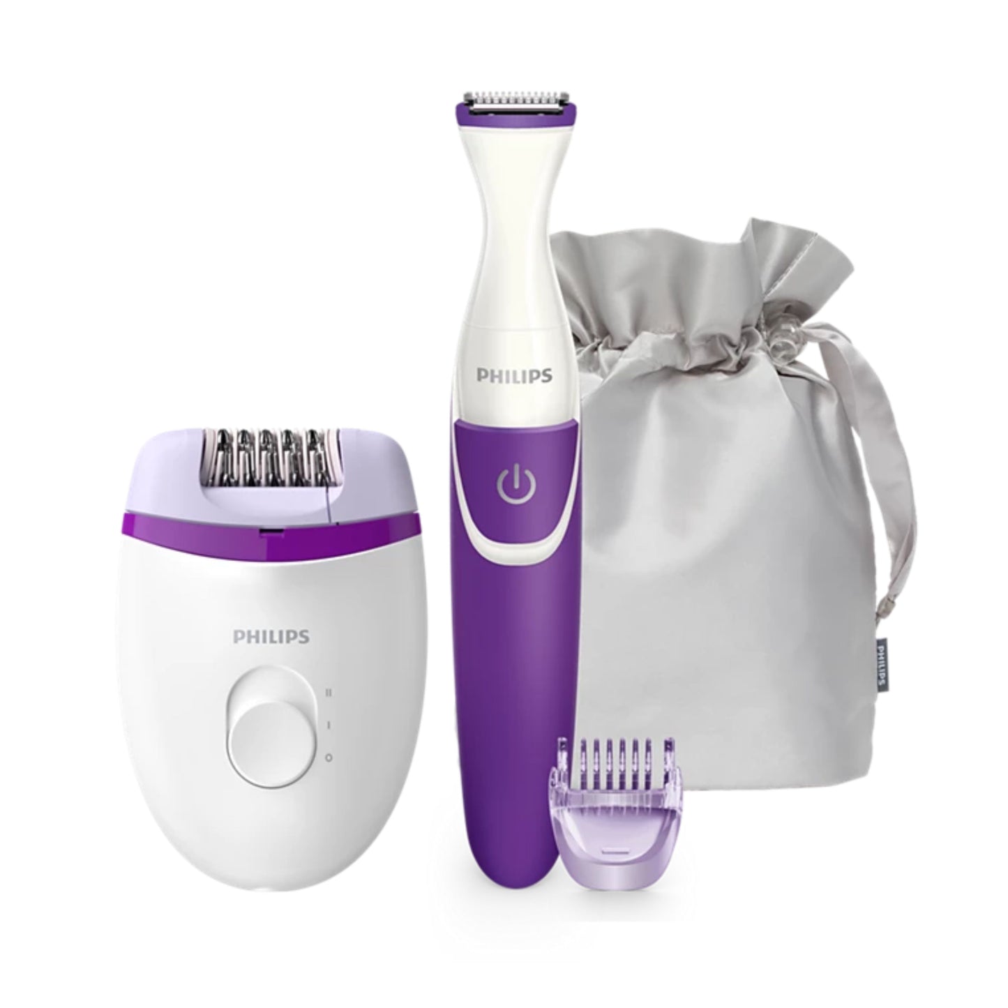 Philips Satinelle Essential Corded Compact Epilator Incl. Bikini Trimmer,