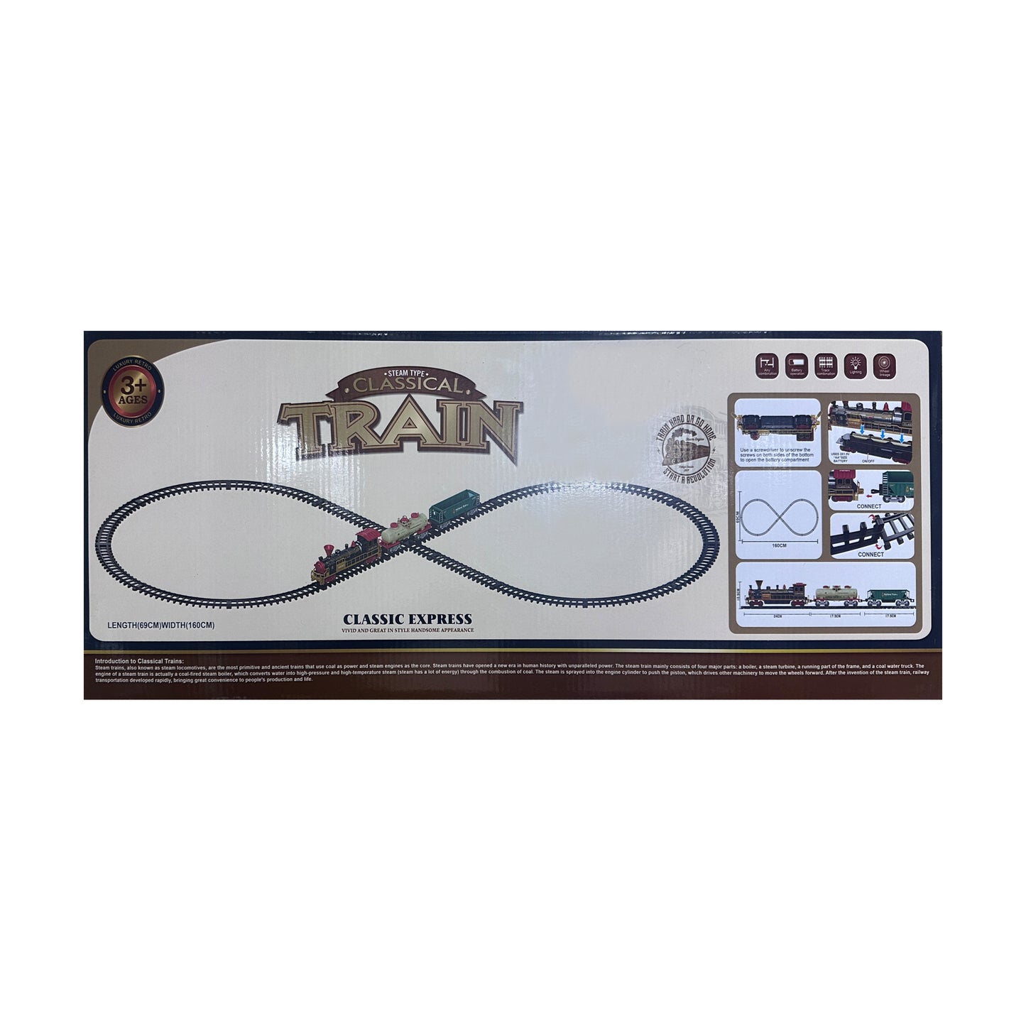 christmas train set