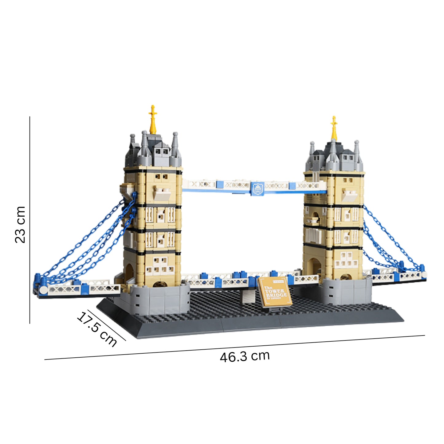 The Tower Bridge of London England Building Blocks - 969pcs