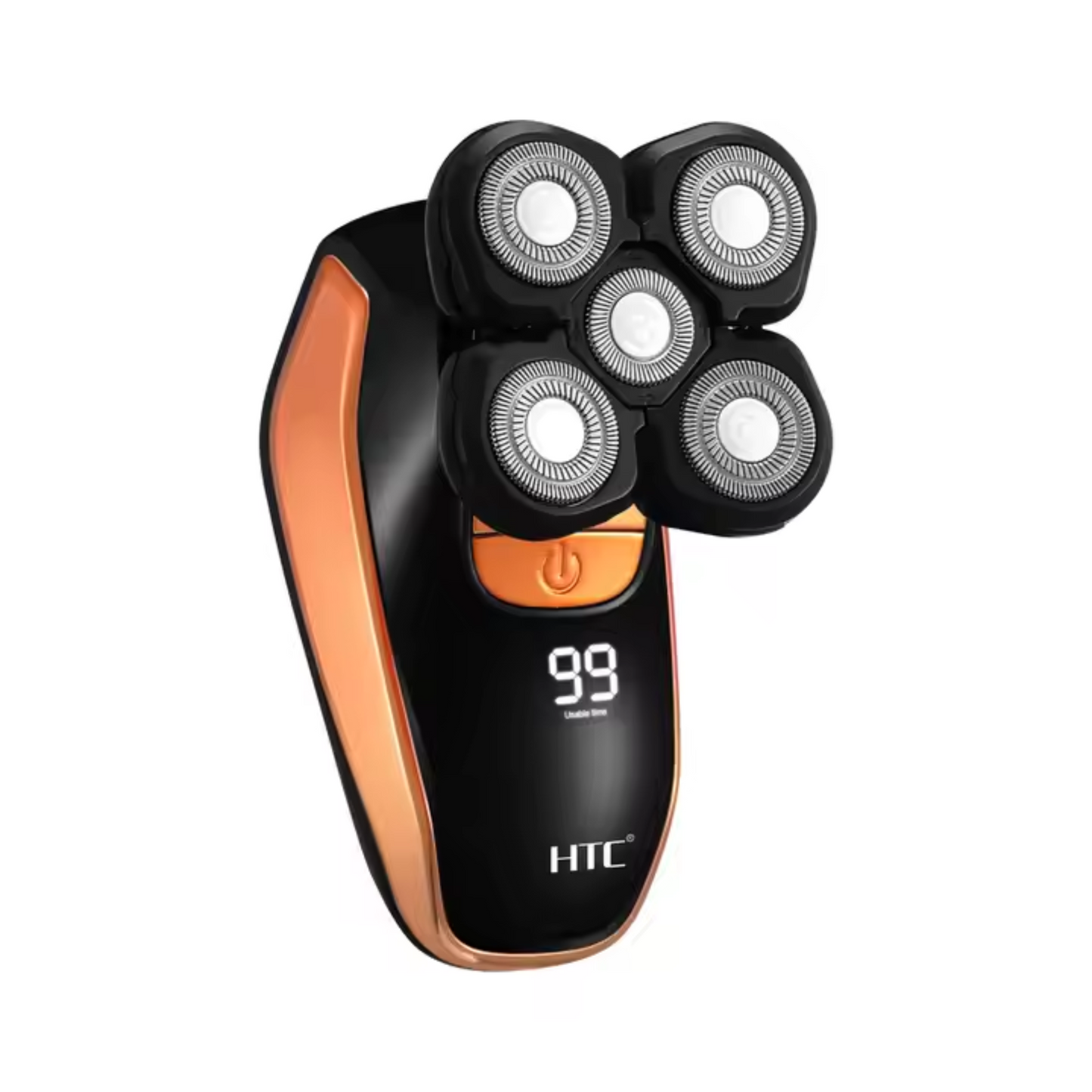 HTC 5 Heads Portable Beard and hair Shaver 4 in 1 Mini Men Shaver IPX6 Beard Trimmer water resistant