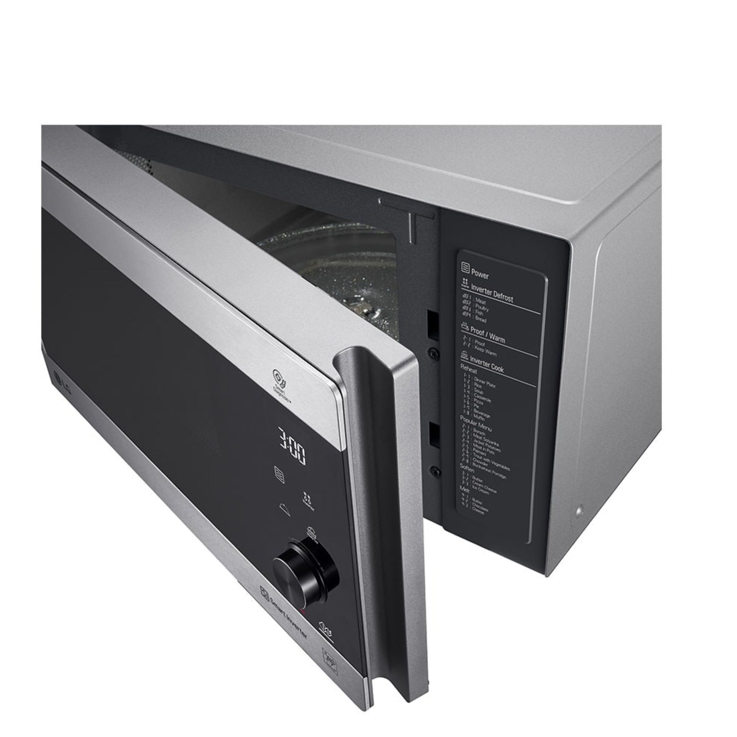 smart Inverter Microwave With Grill - 1200 Watt, 42 Liters - Silver