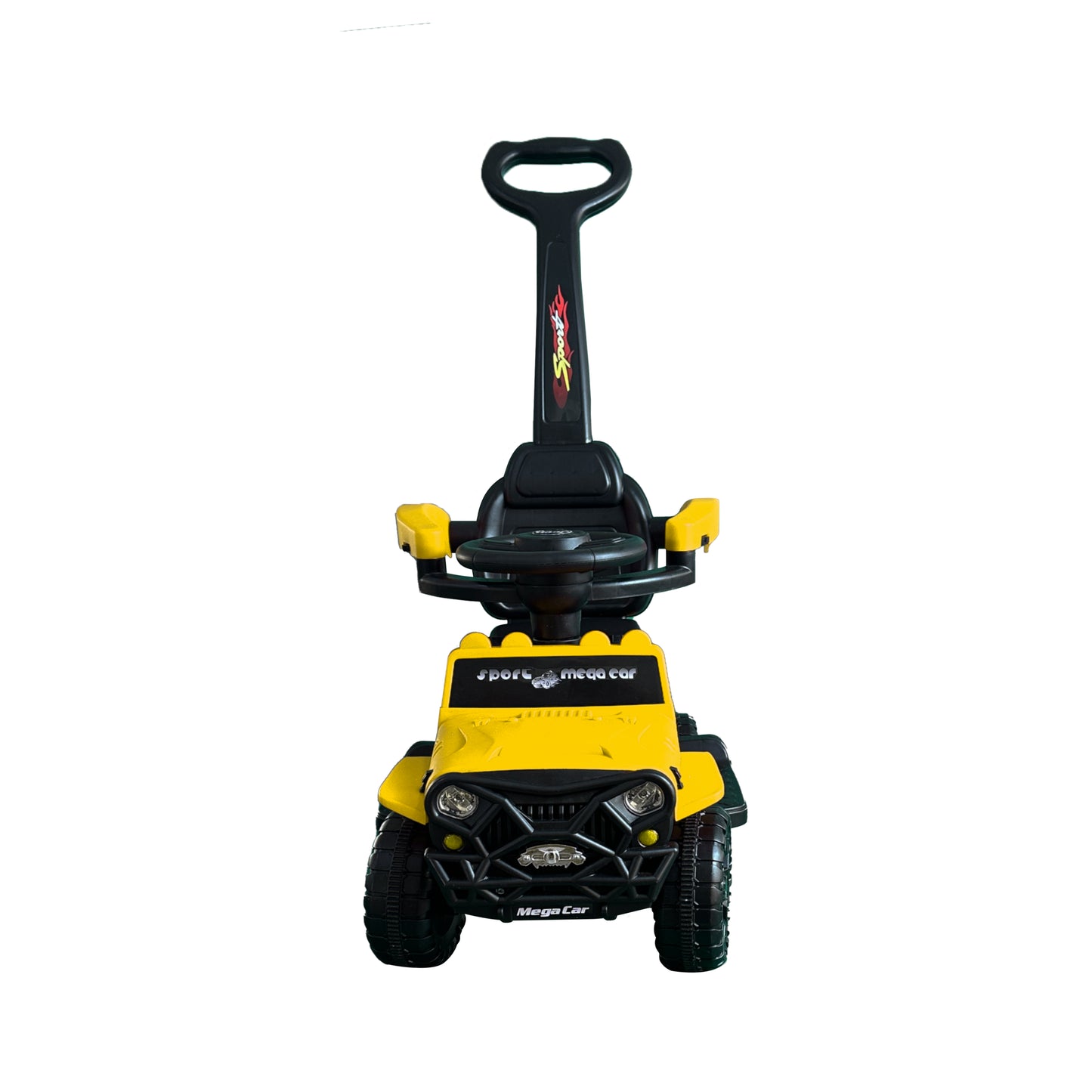 Kids Twist Car Baby Swing Car with Pushing Bar 3 in 1