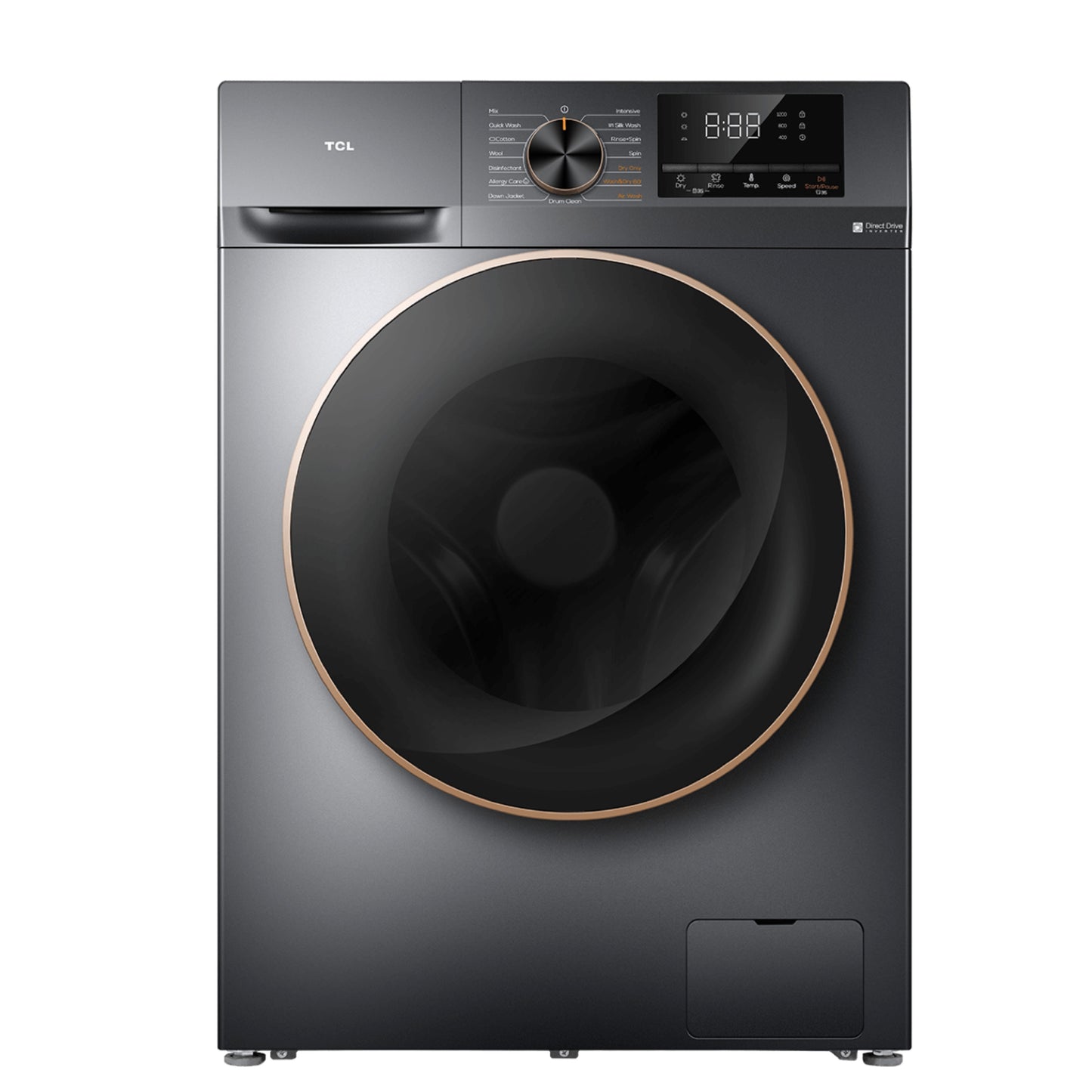 TCL 10kg DD Inverter Washer & Dryer Combo - Grey