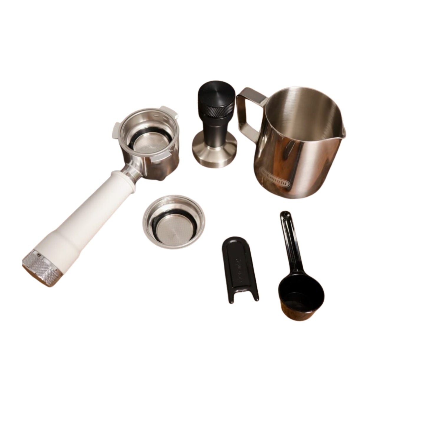 De'Longhi Dedica Duo, Traditional Barista Pump Machine, Espresso And Cold Brew, Manual Coffee Machine With My LatteArt Steam Wand, 15cm Wide, 2 Espresso, Touch Display, Mug up to 13cm, Metal