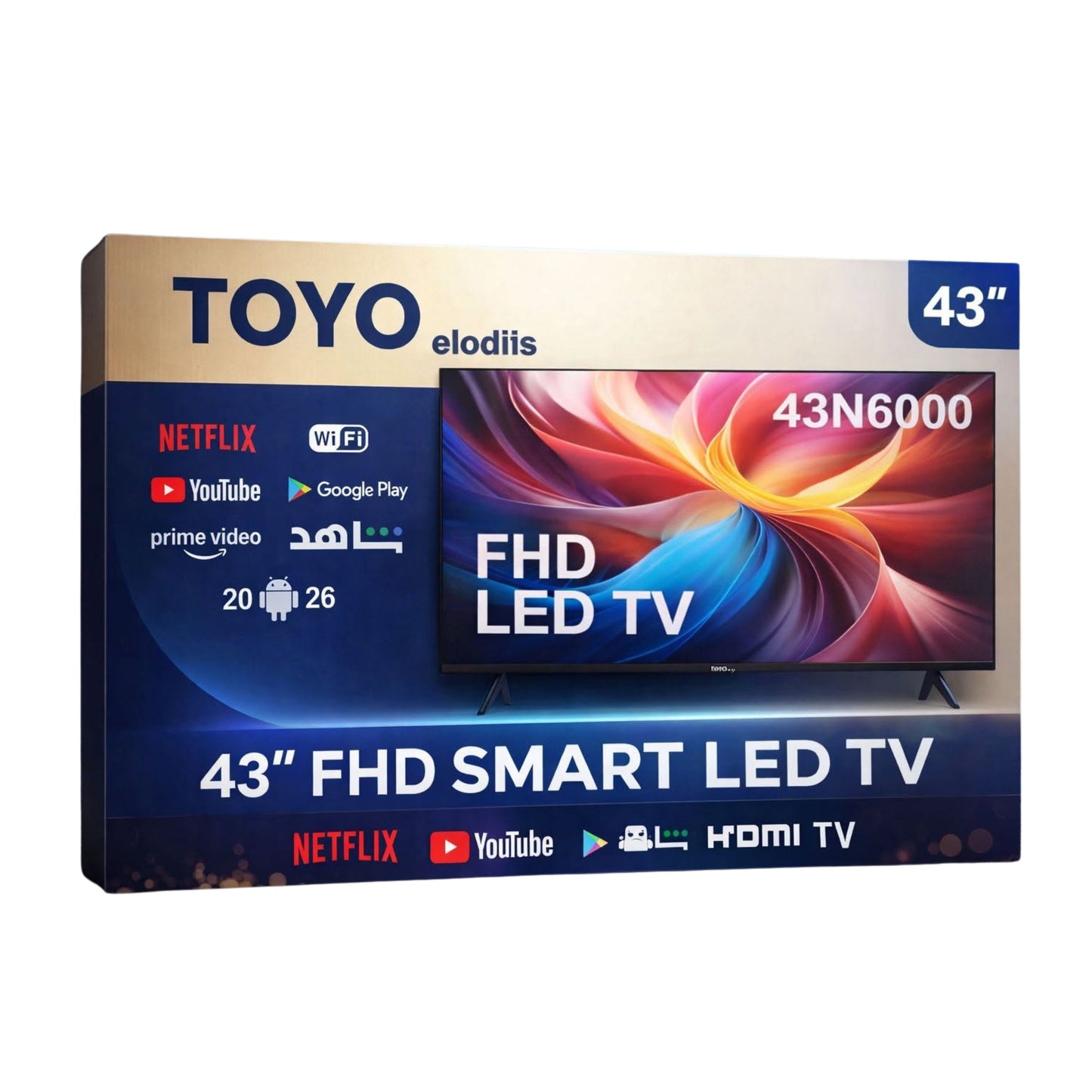 Toyo 43 Inch full HD Smart Android TV