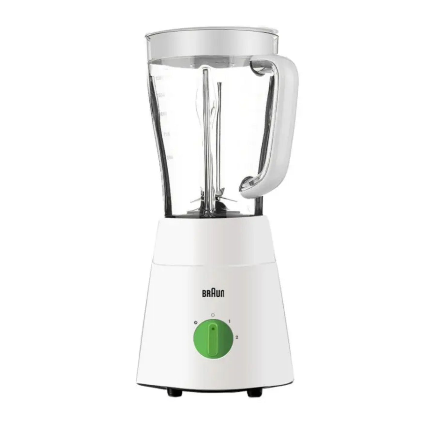 Braun – Jug Blender 4-Blade System, 500W, White 1.5L Capacity Ideal size for blending large quantities at once