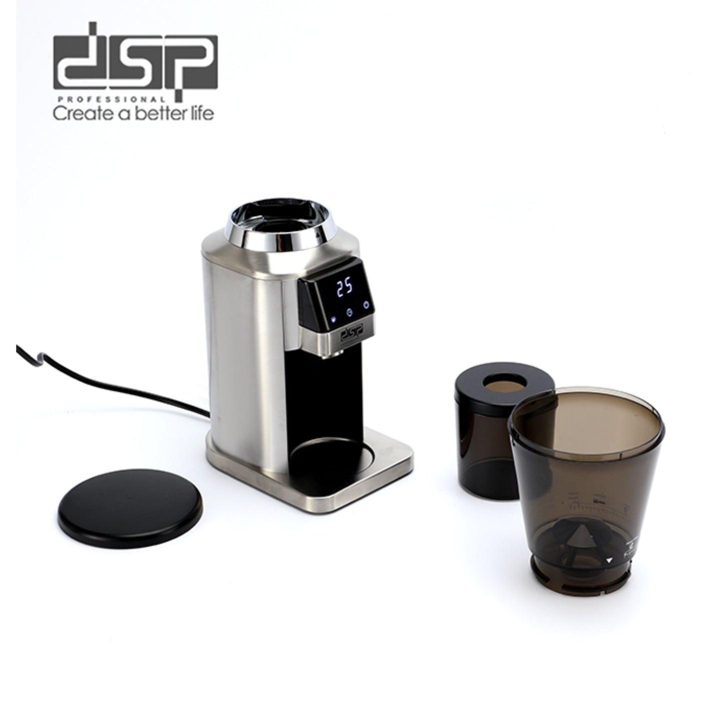 DSP Electric Conical Burr Coffee Grinder