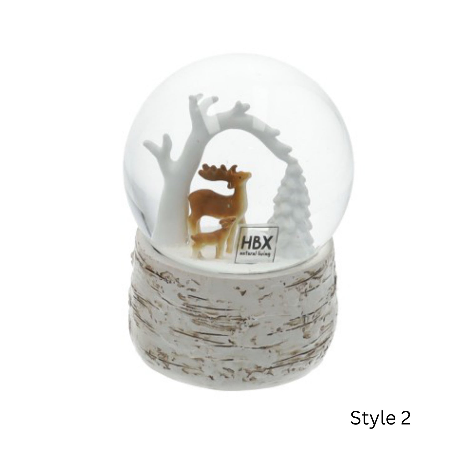 Snow Globe Deer 15 cm