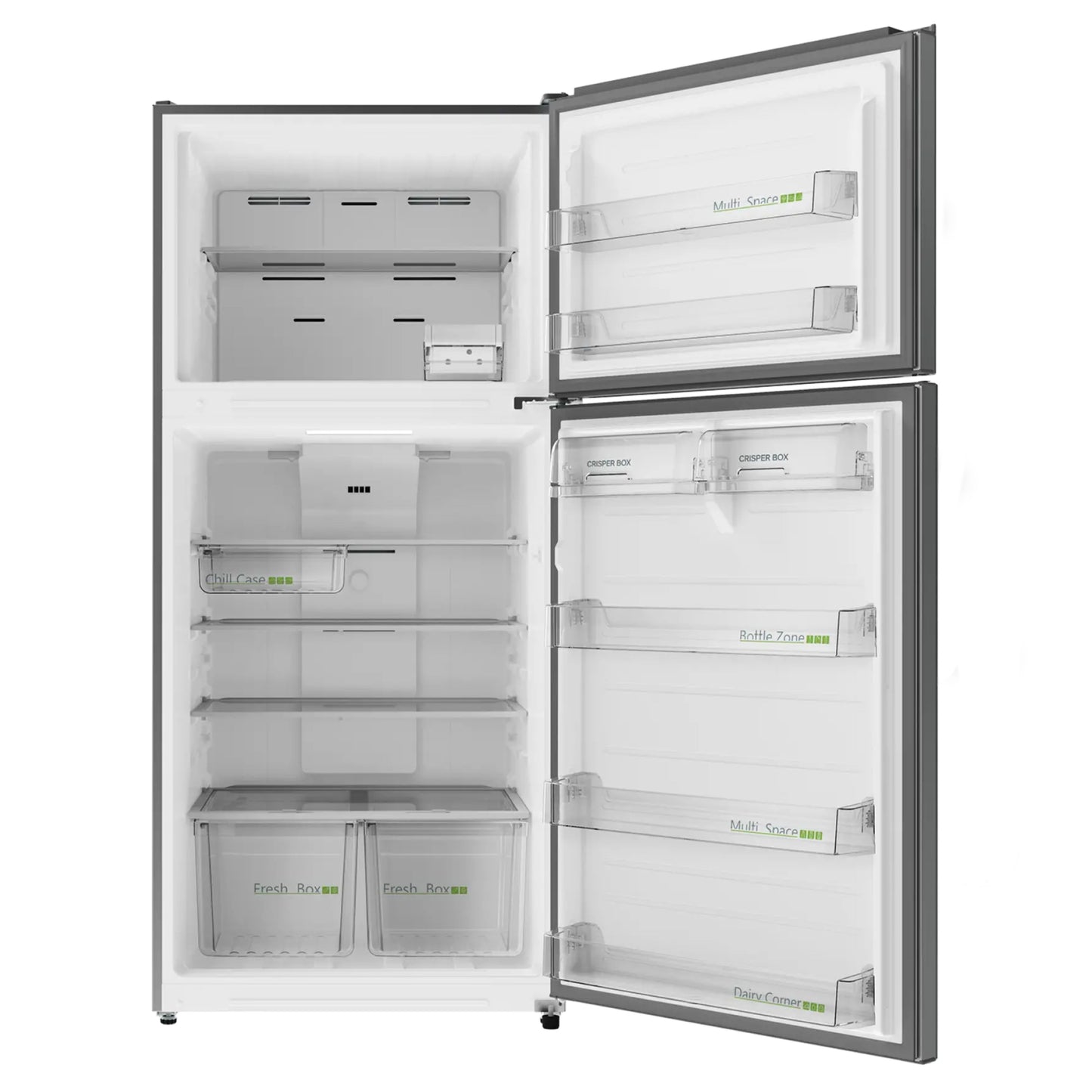 Midea 650L Top Mount Refrigerator No Frost Inverter Digital Display Silver