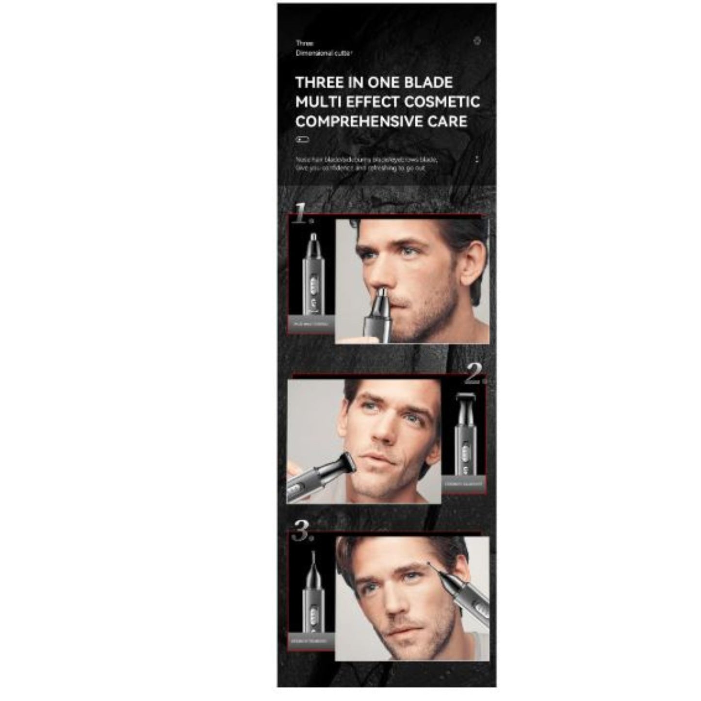 Multifunctional trimmer - nose - ears - eyebrows - face