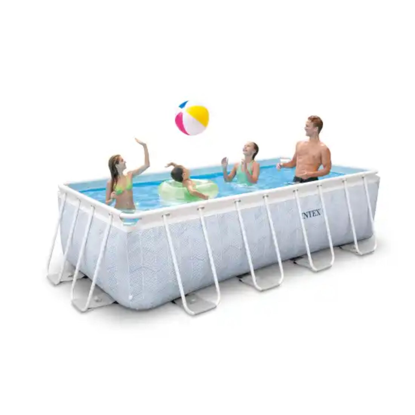 Chevron Prism Rectangular Pool Set 400cm x200cm x100cm