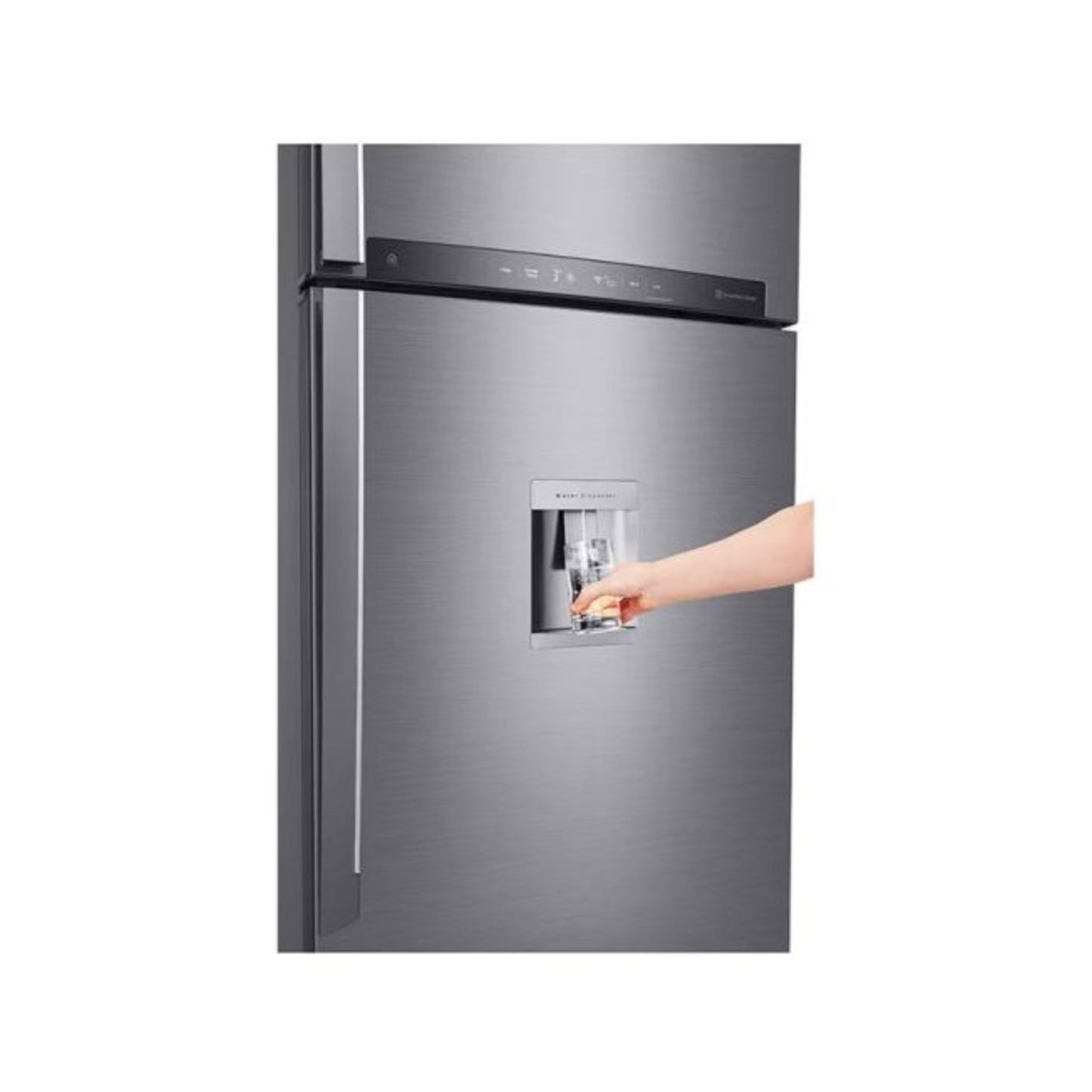 LG FRIDGE 2 DOORS WITH WATER DISPENSER Stainless SUPER WHITE 760 Liters 184 cm