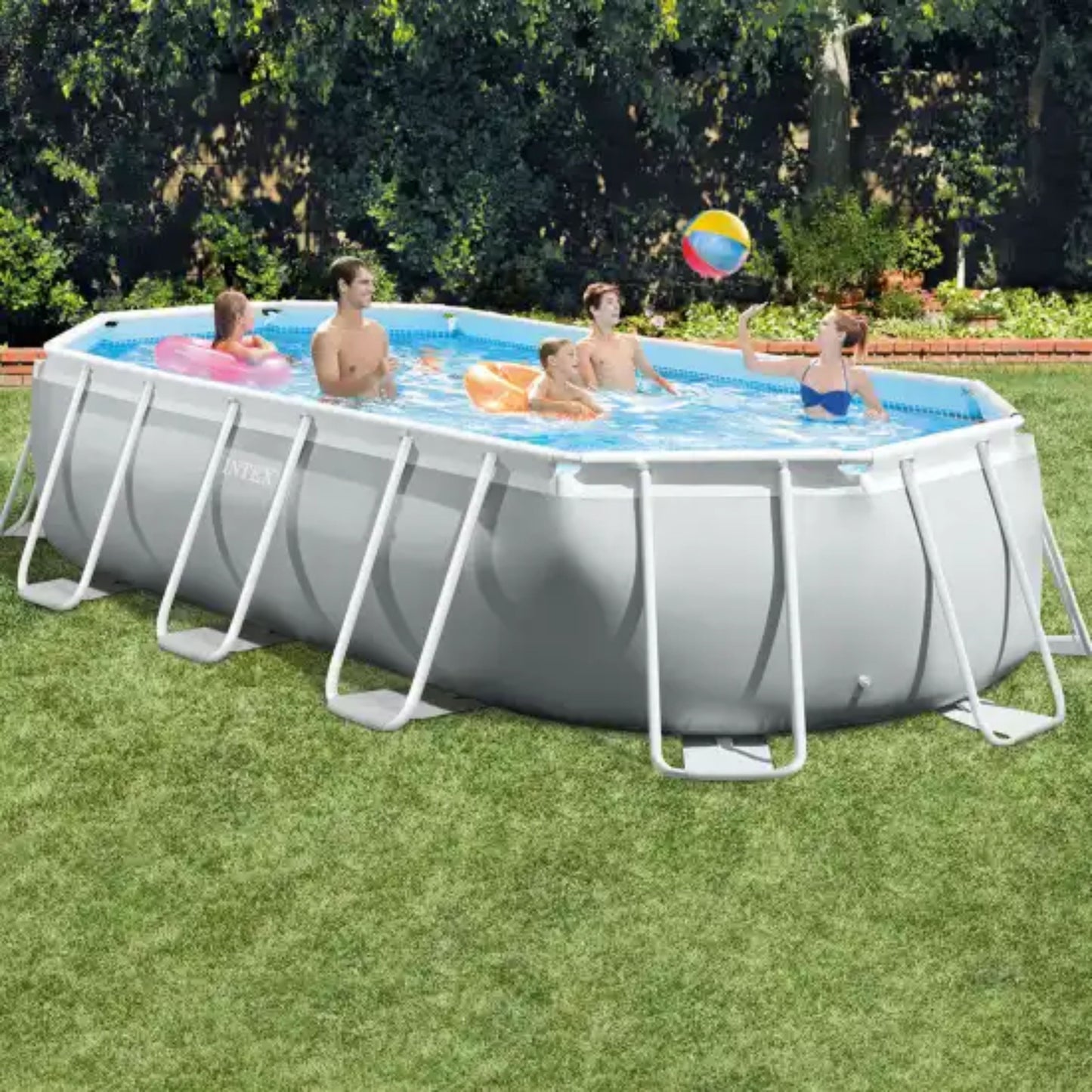 intex Prism Frame Oval Pool Set 503cm x274cm x122cm