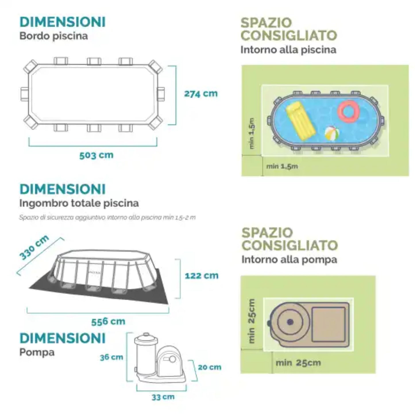 intex Prism Frame Oval Pool Set 503cm x274cm x122cm