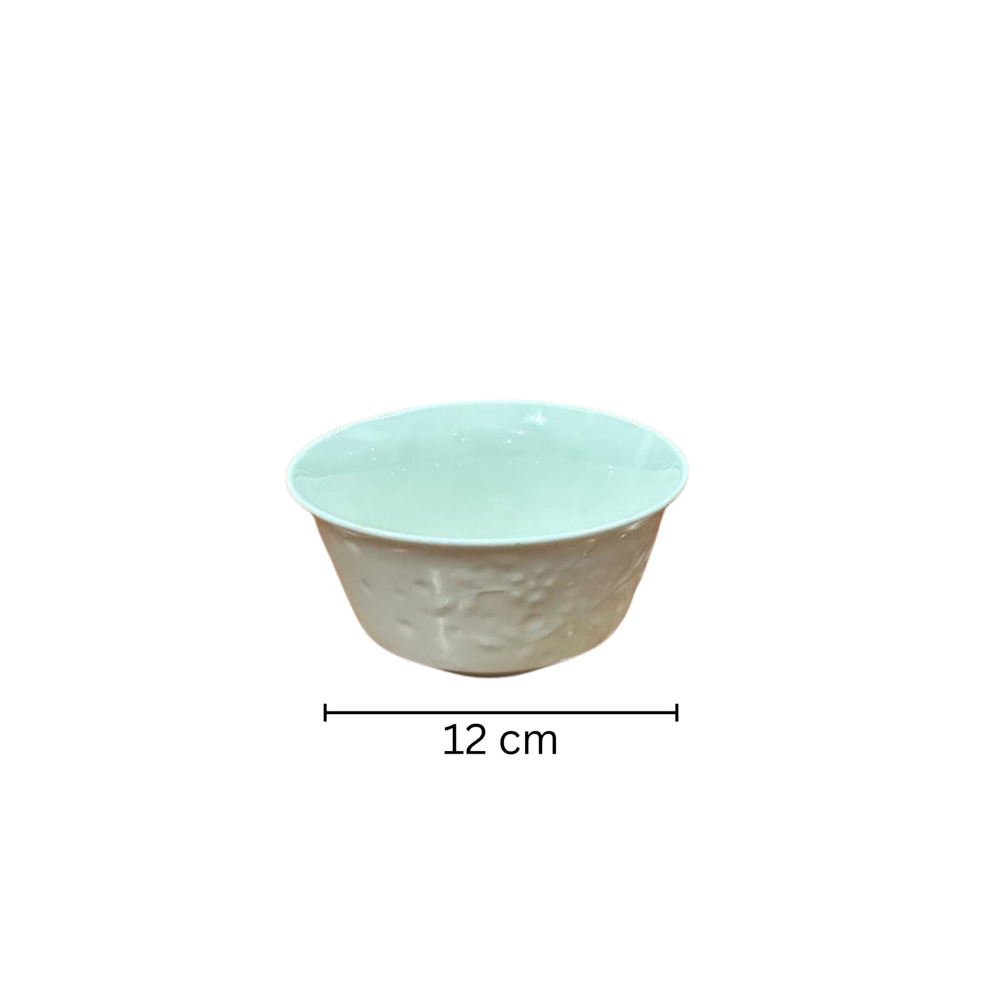 white Ceramic bowl - 12 cm