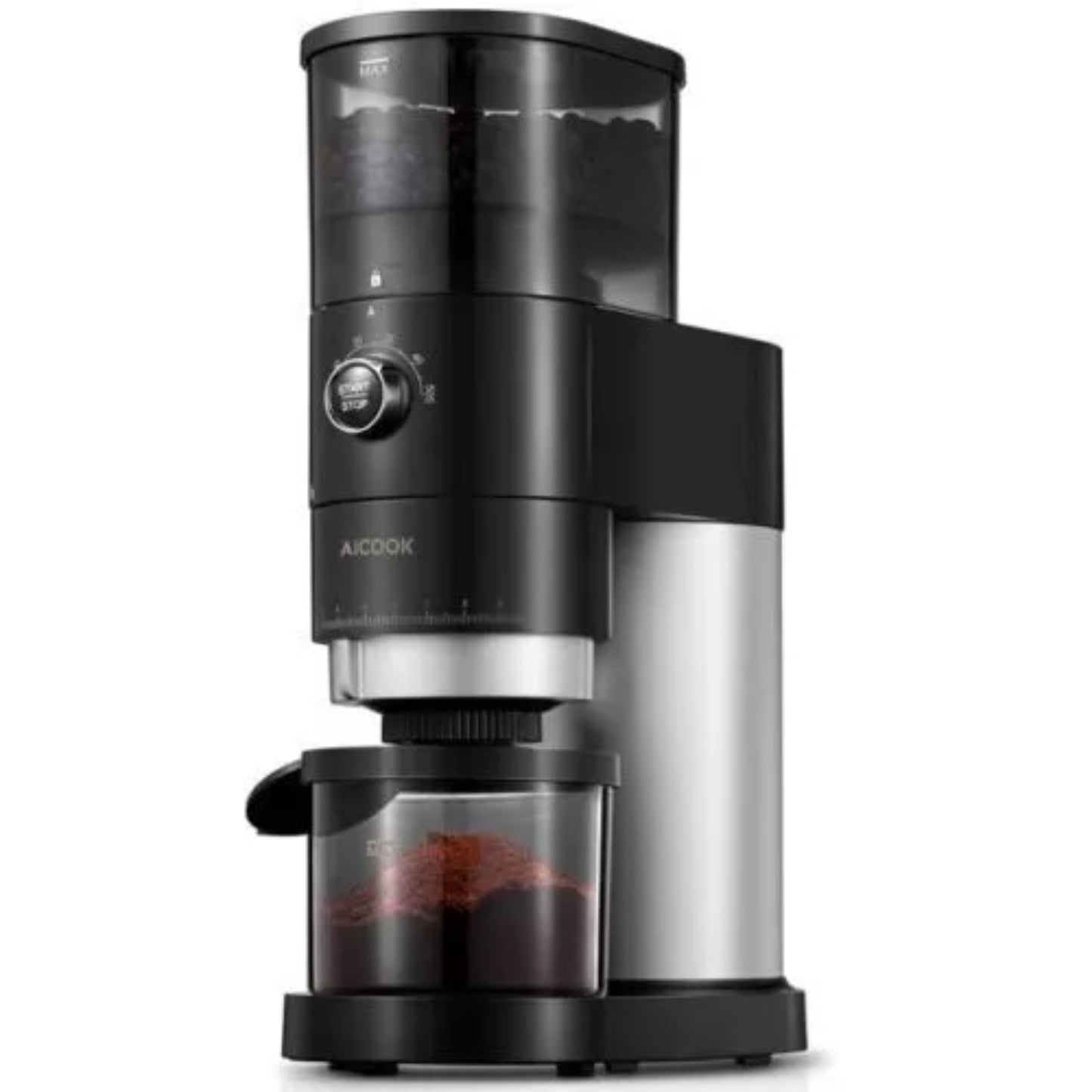 Aicook Coffee Grinder - 150 W - 240g Coffee Bean Box +130g Ground Coffee