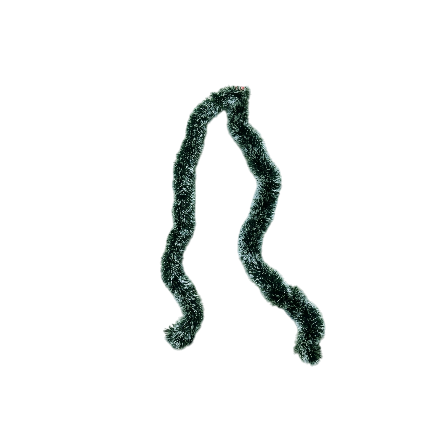 green and white Christmas garland - 2 meters