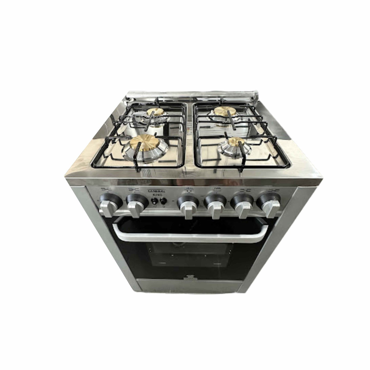 General King Gas cooker 4 burners 62cmx60cm -Silver