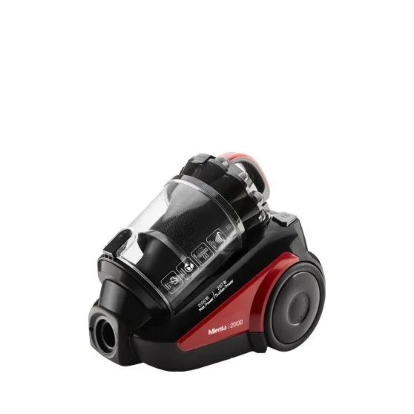 Mienta Bagless Black and Red Vacuum Cleaner 2000 Watt