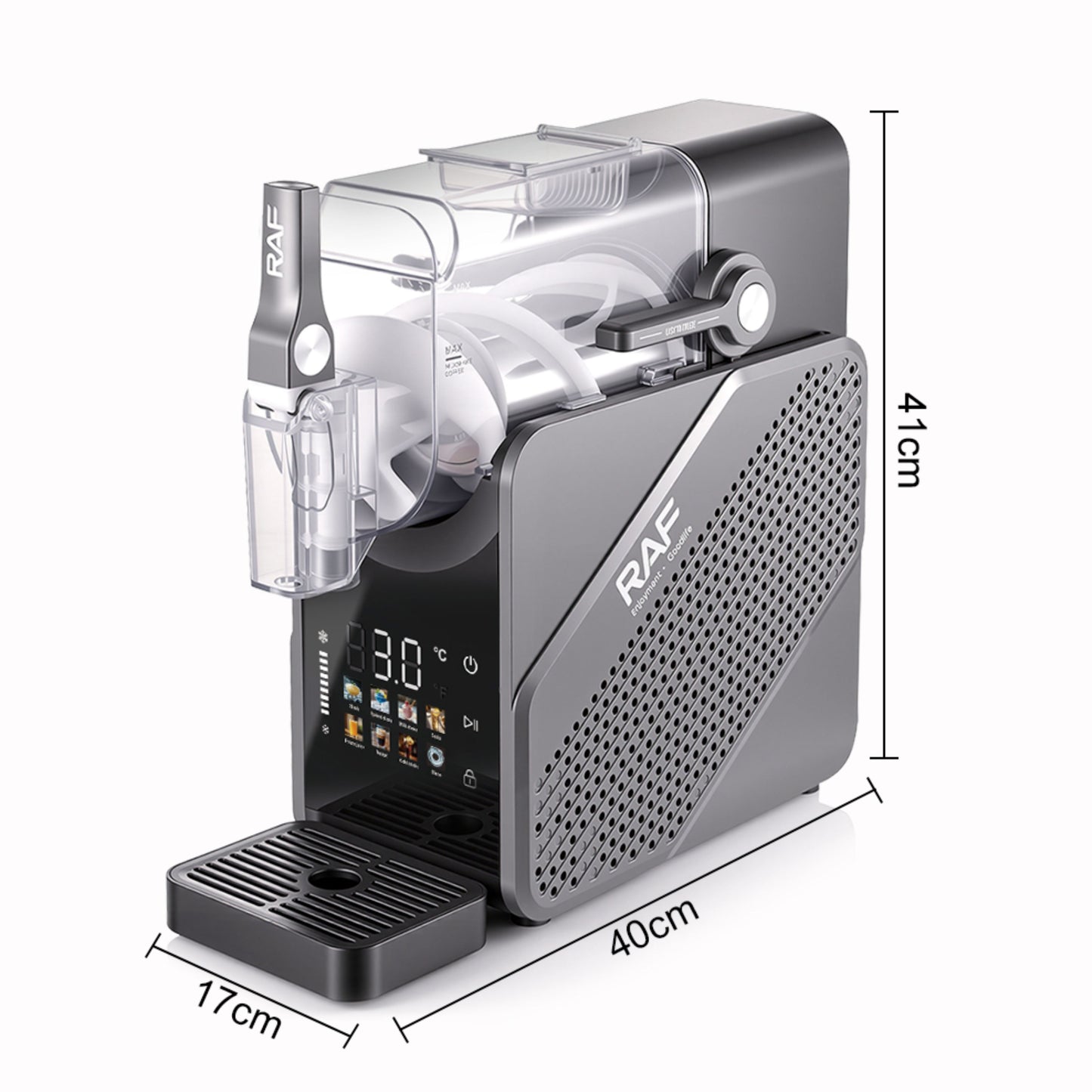 RAF Electric Slushy Maker Machine Digital Display Slushie Machine for Spiked Slushie Cold Drink