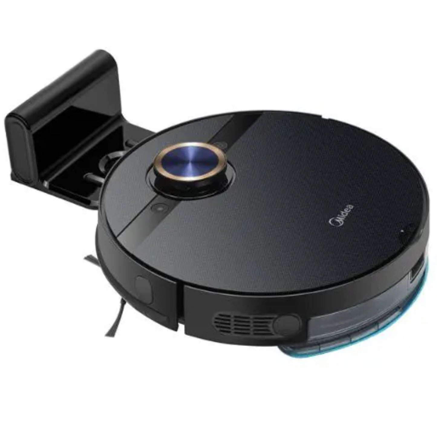 Midea M7 Pro Robotic VAC/SWEEPER - Black Vibration Cleaning, 2 Water Tanks, App-Controlled, Remotely Controlled.
