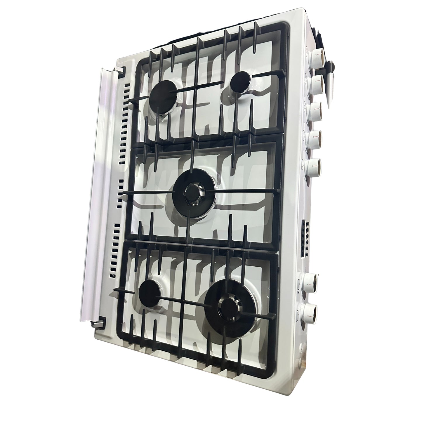 Fratelli Onofri 5 Burners GAS cooker 1 Door INOX no gas tank door -White