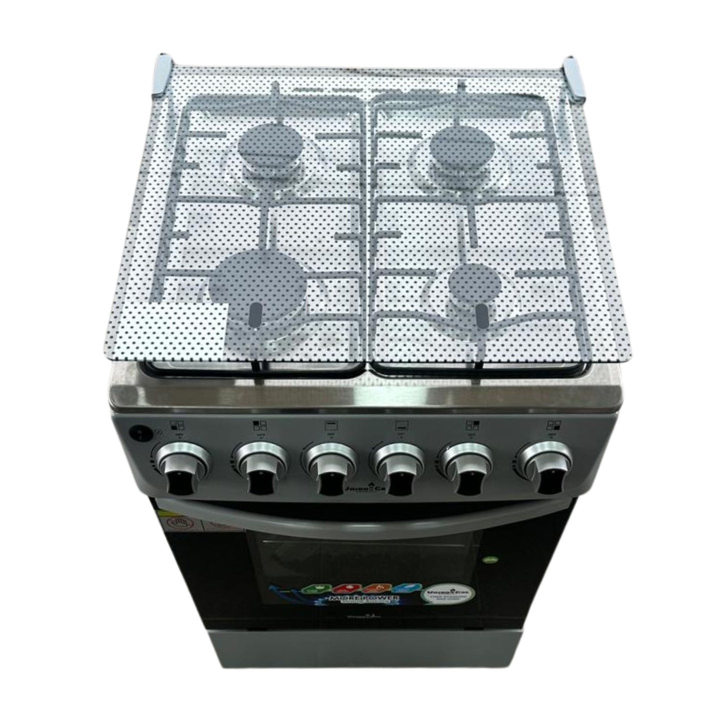 Union Gas Freestanding Gas Cooker 4 burners 1 Door - 50 cm Silver