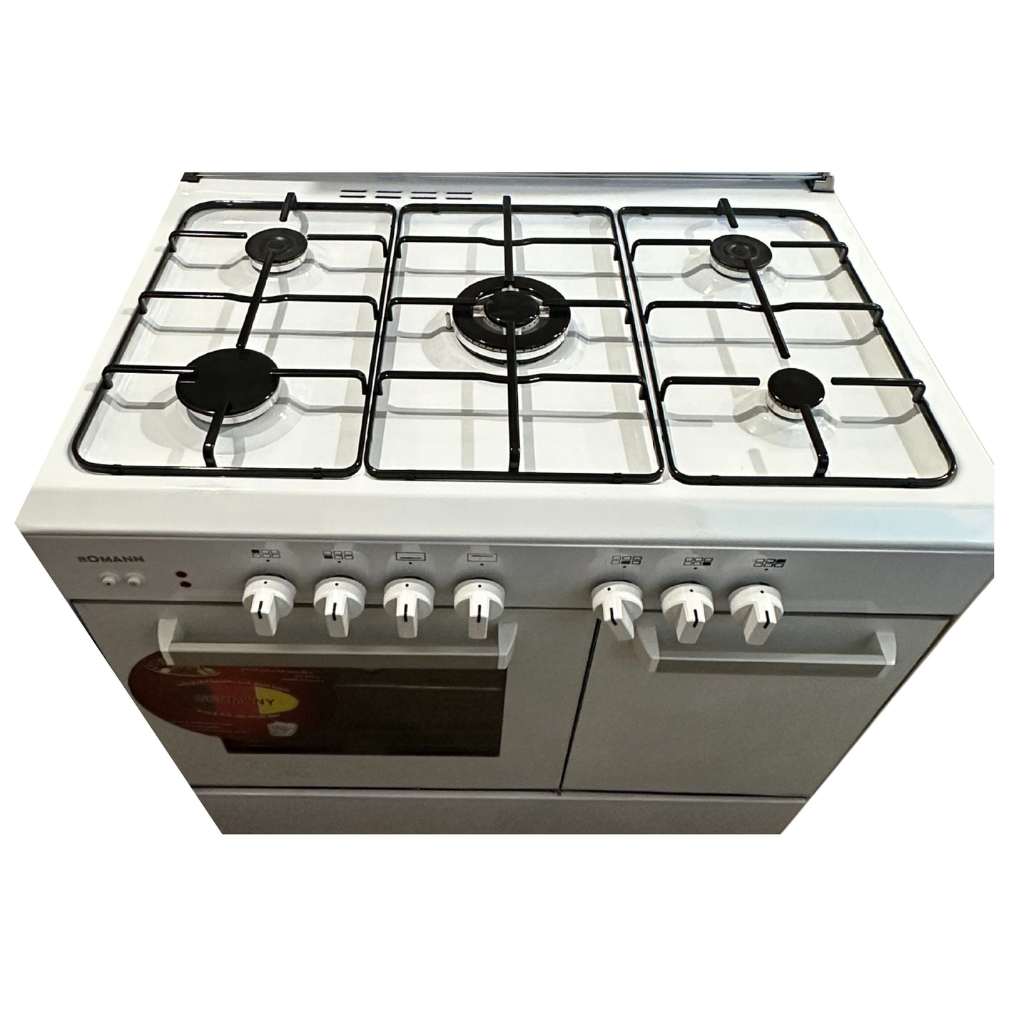 BOMANN gas cooker 5 burners 2 Doors - white