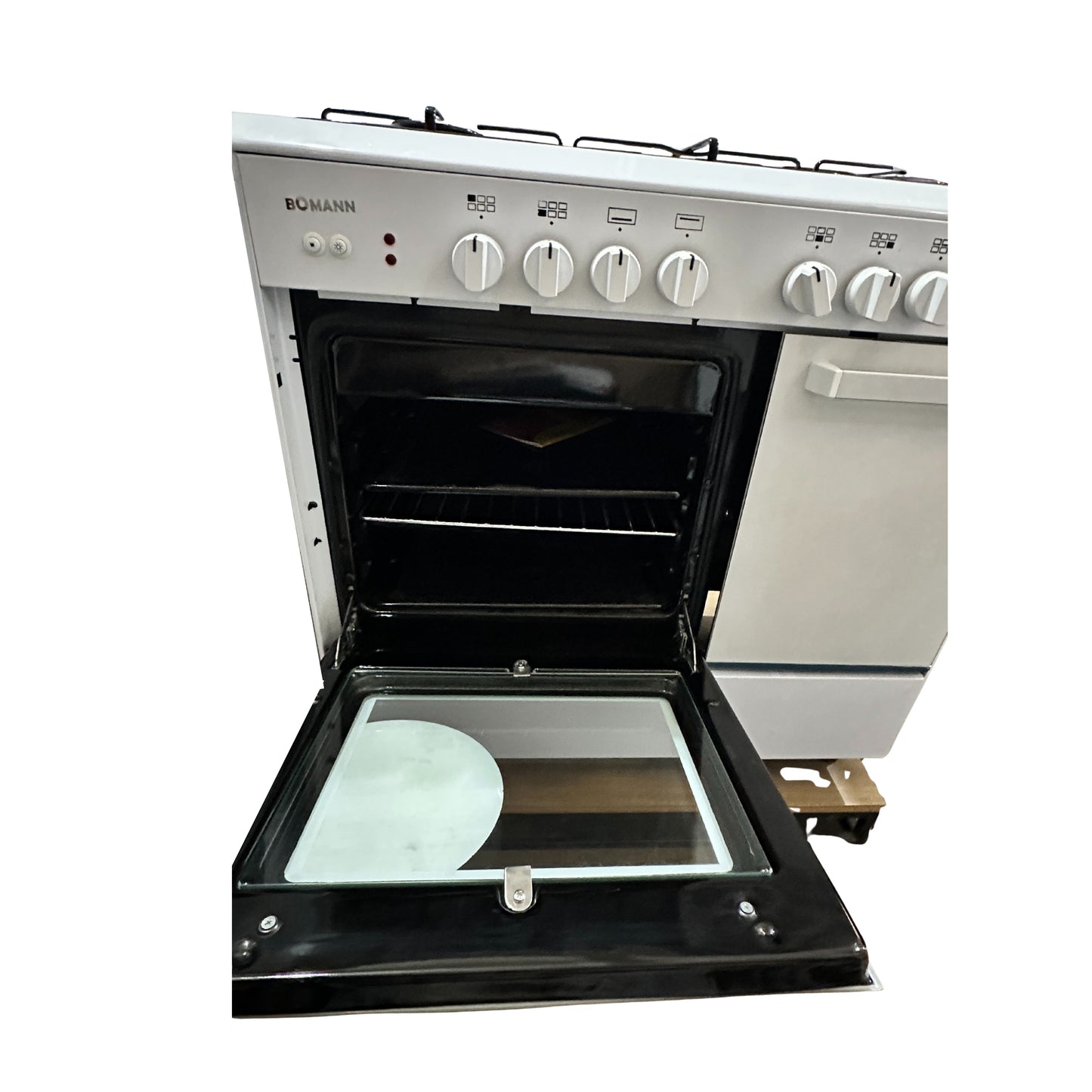 BOMANN gas cooker 5 burners 2 Doors - white
